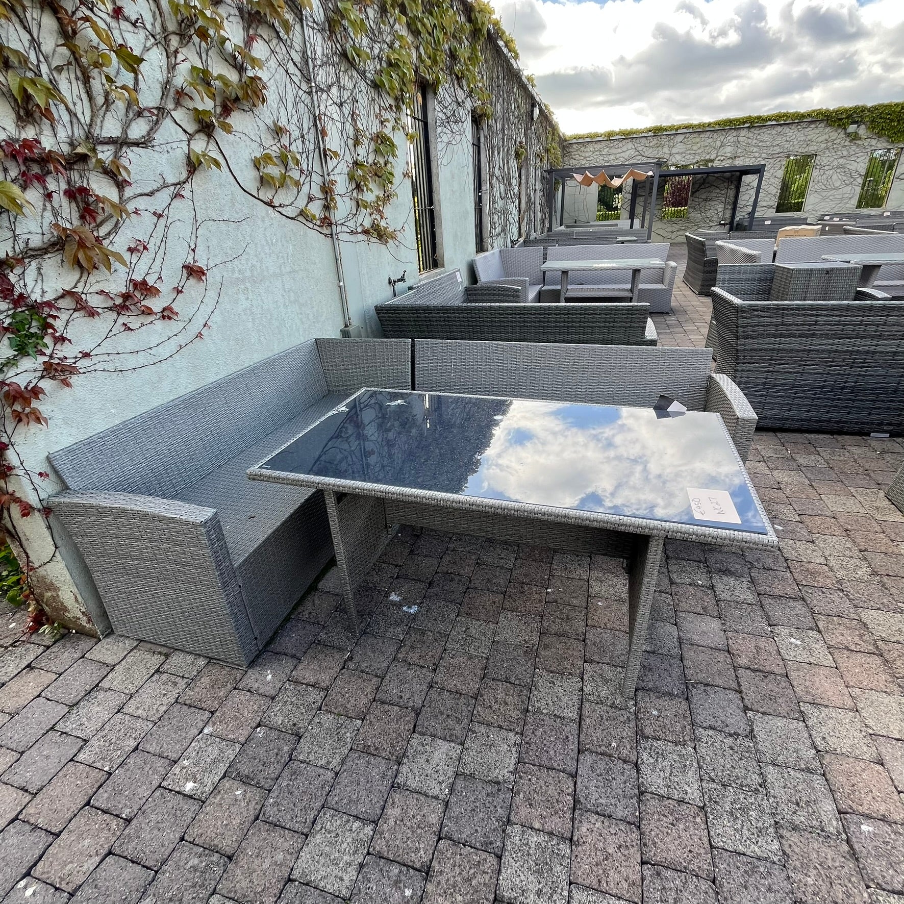 California Casual Dining Set (Grey) - Clearance