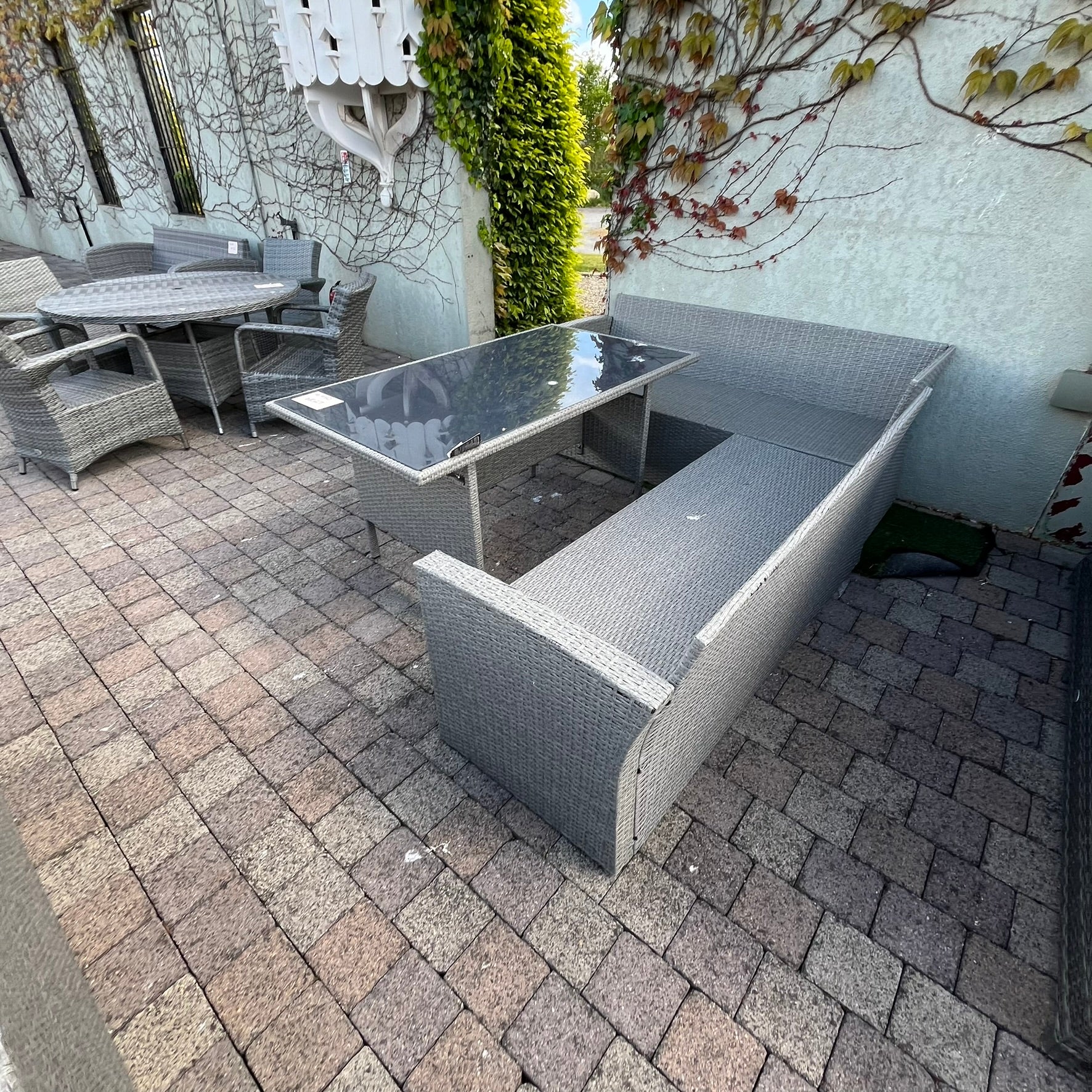 California Casual Dining Set (Grey) - Clearance
