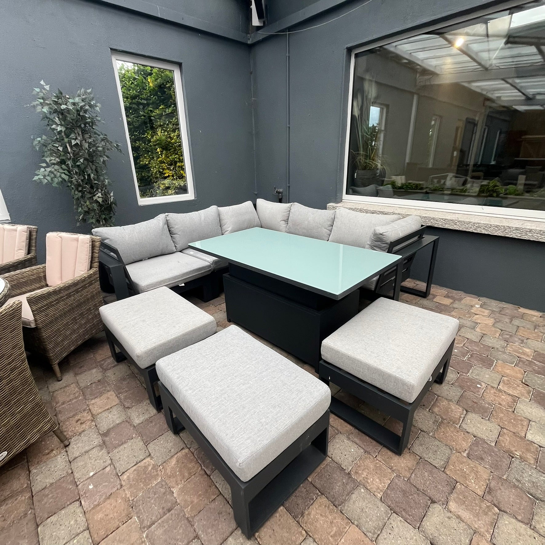 Panama Corner with Rising Table - Clearance