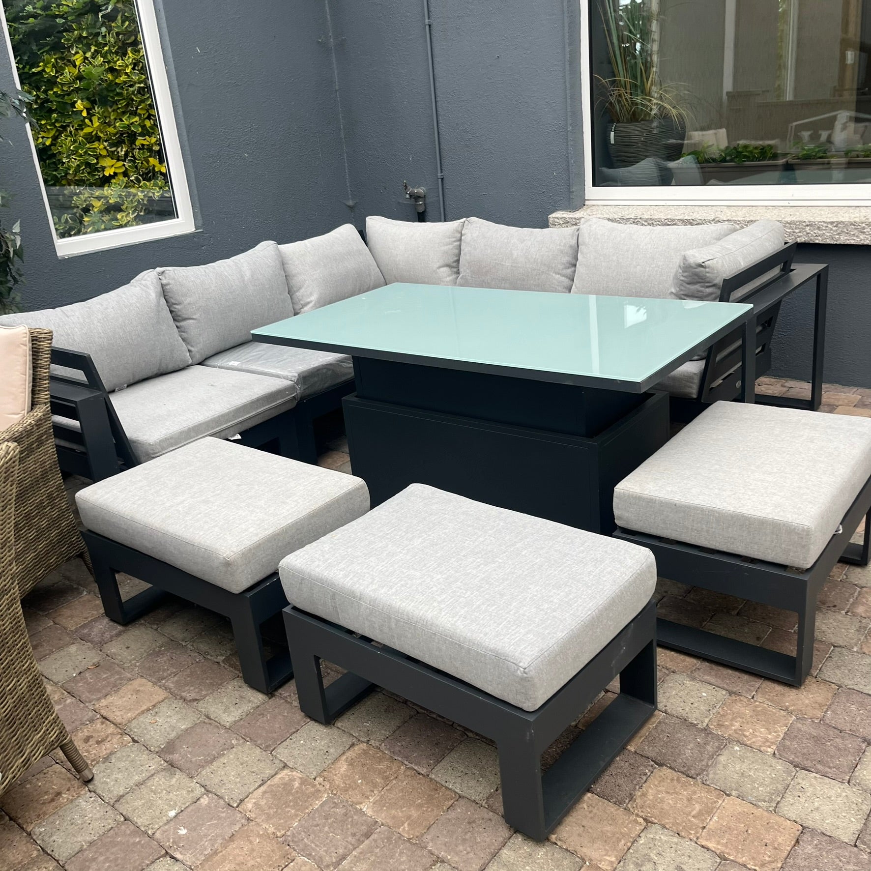 Panama Corner with Rising Table - Clearance