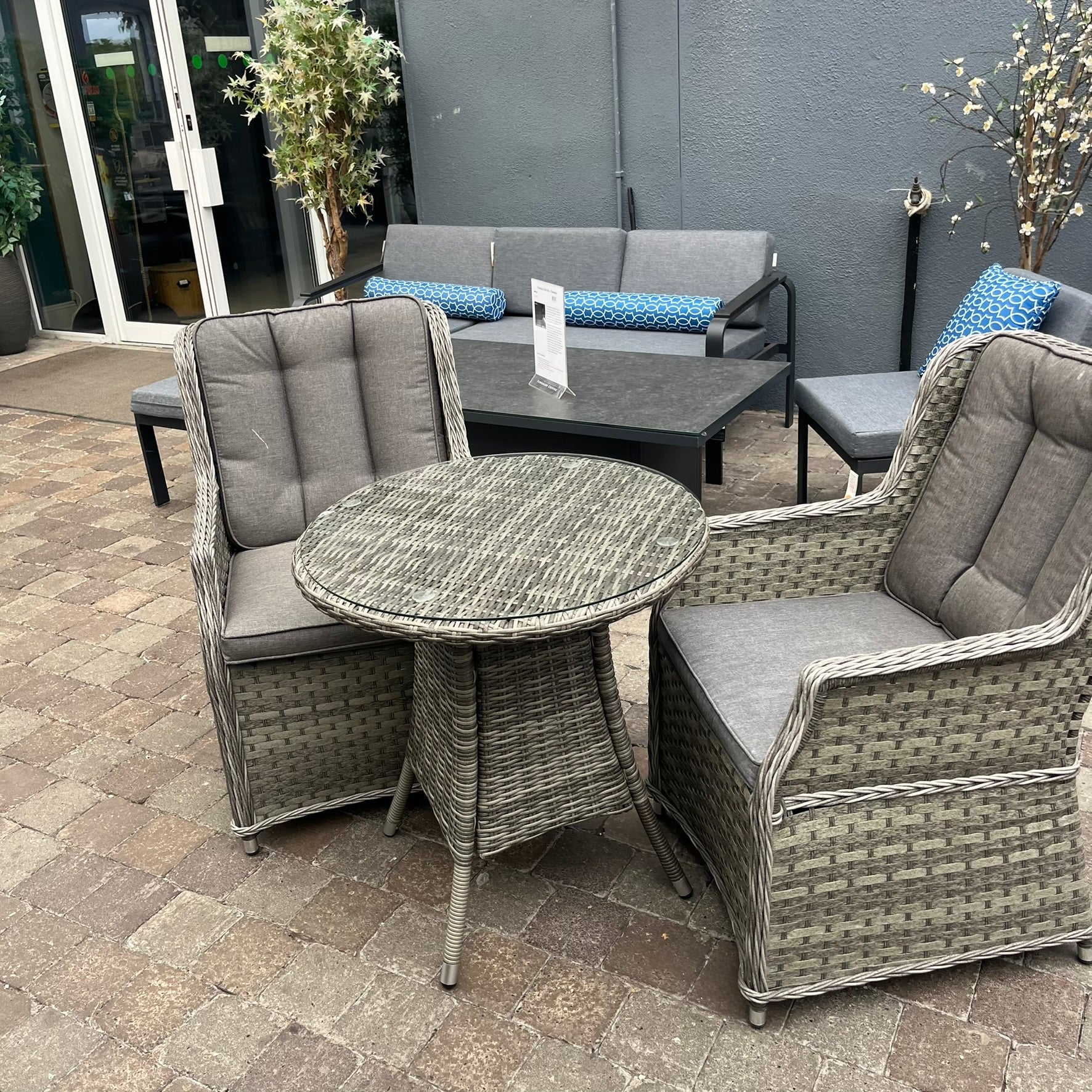 Bali Oxford Bistro Set - Clearance
