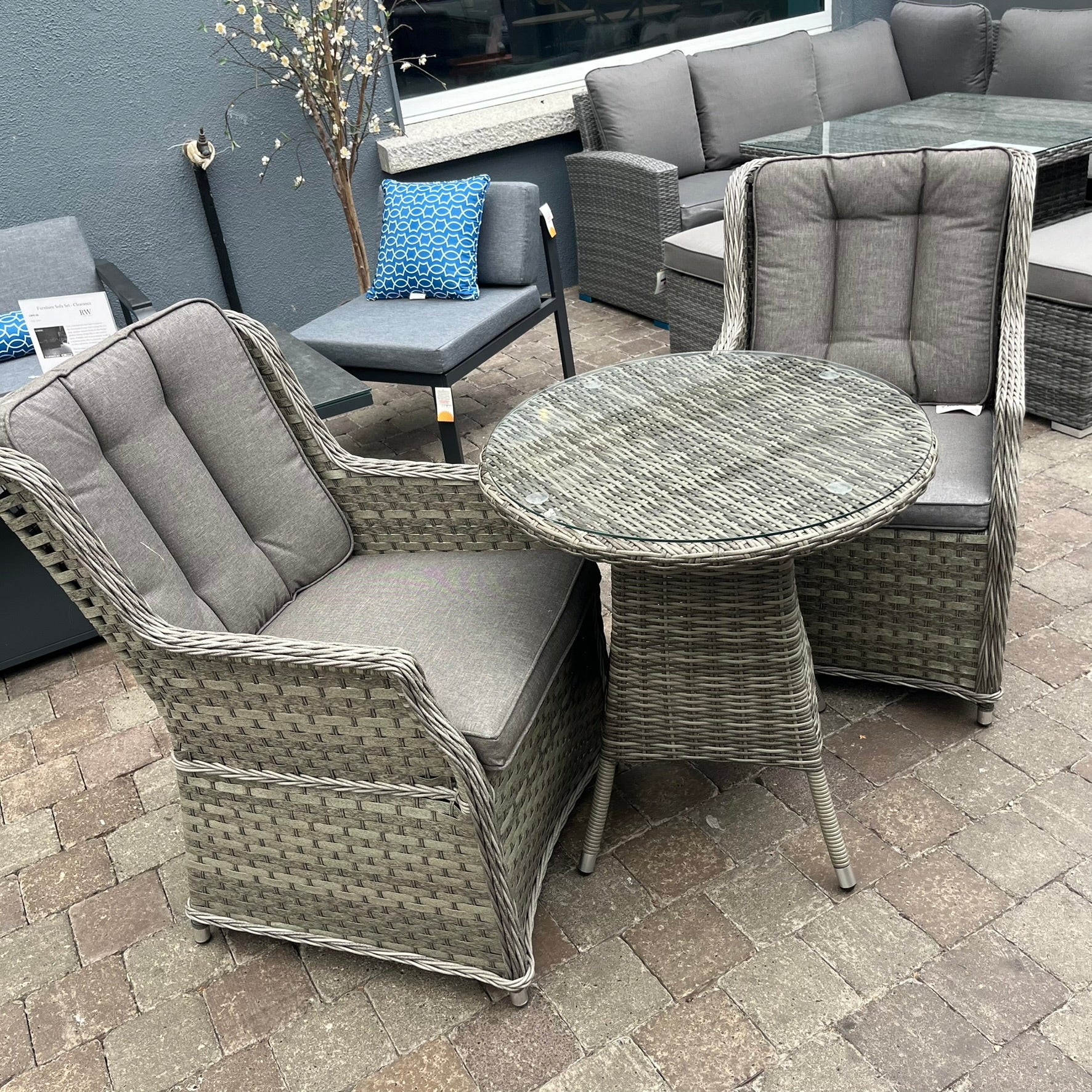 Bali Oxford Bistro Set - Clearance