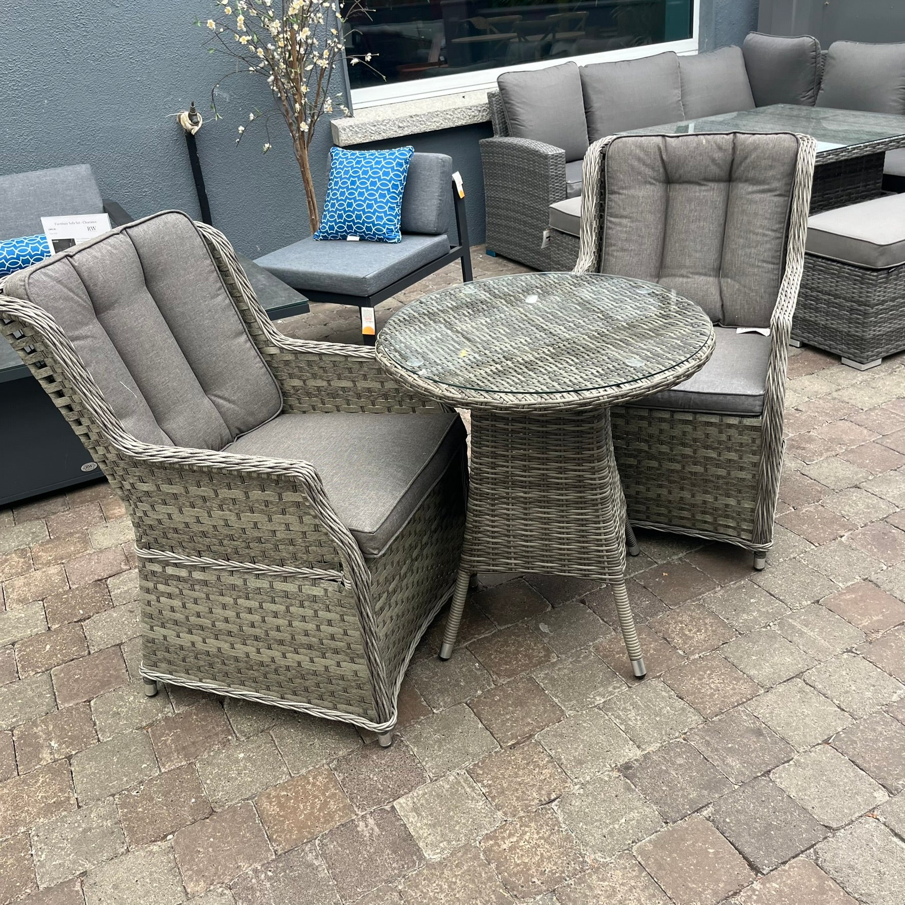 Bali Oxford Bistro Set - Clearance