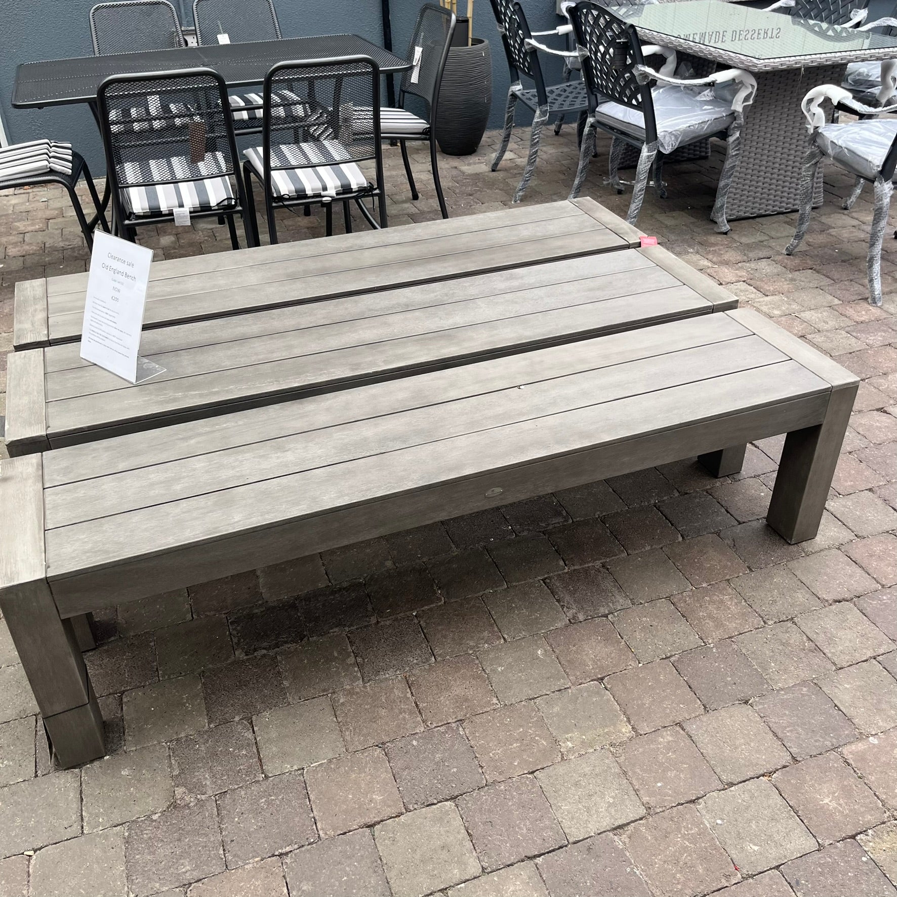 Old English Bench- Clearance