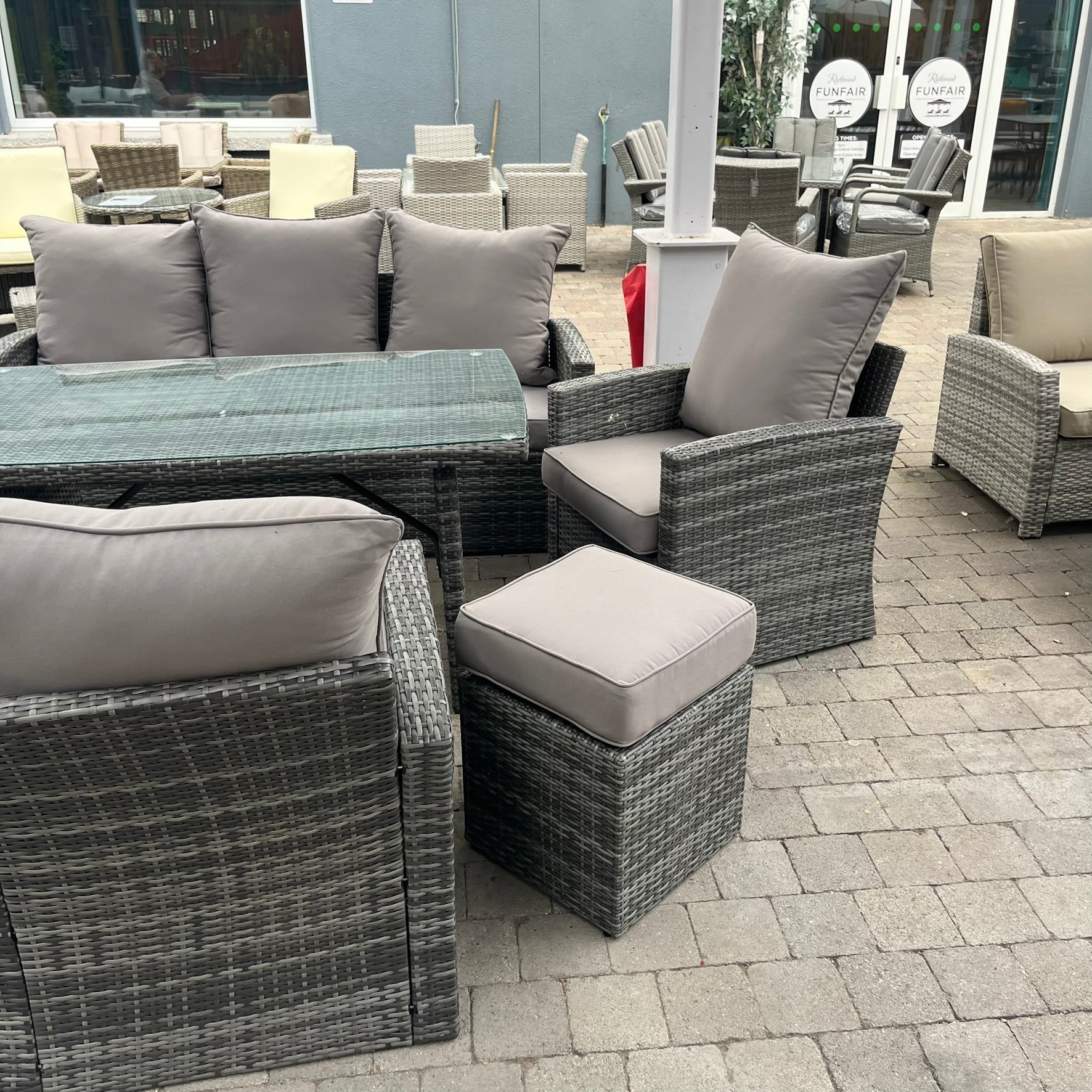 Santiago Sofa Set With Chairs - Clearance