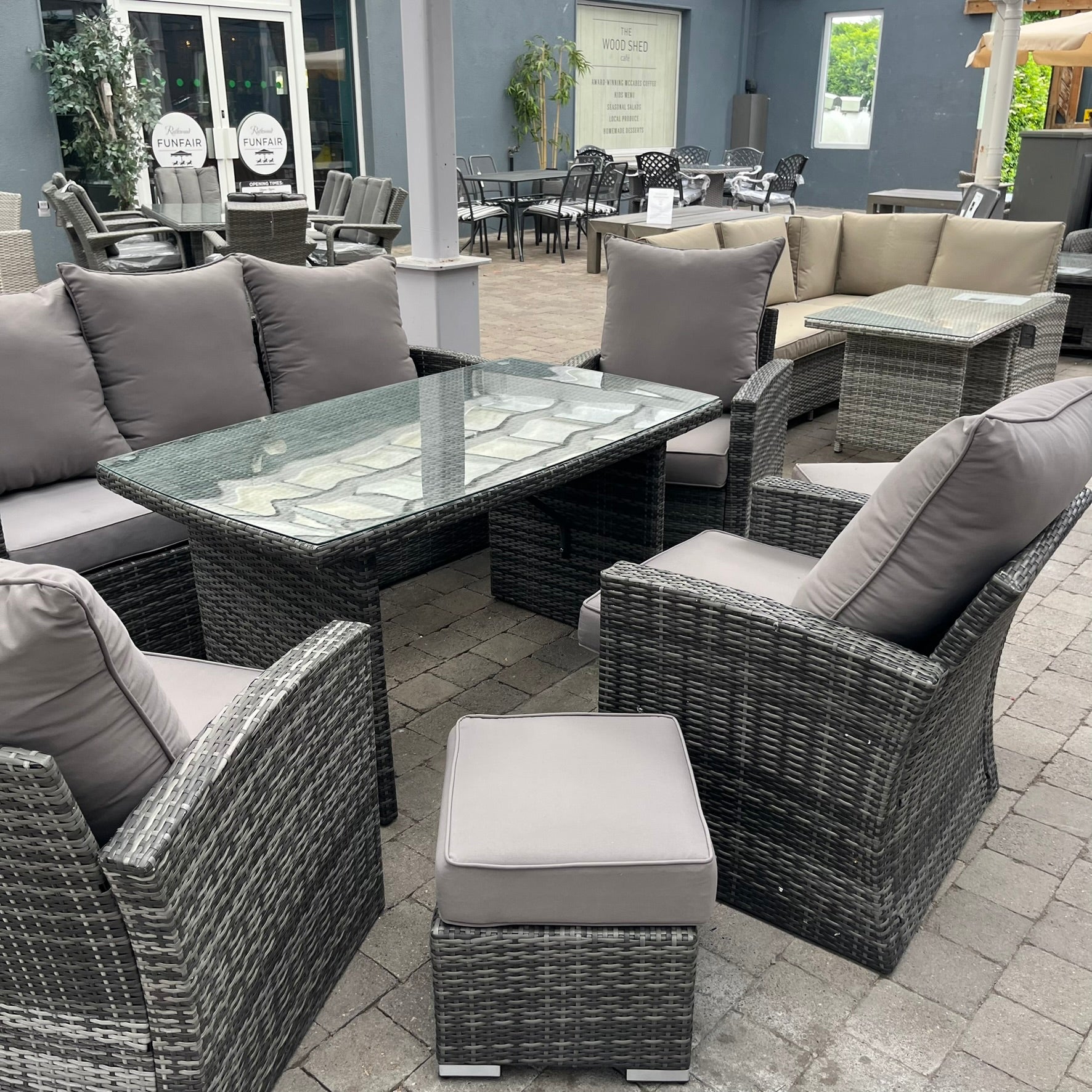 Santiago Sofa Set With Chairs - Clearance