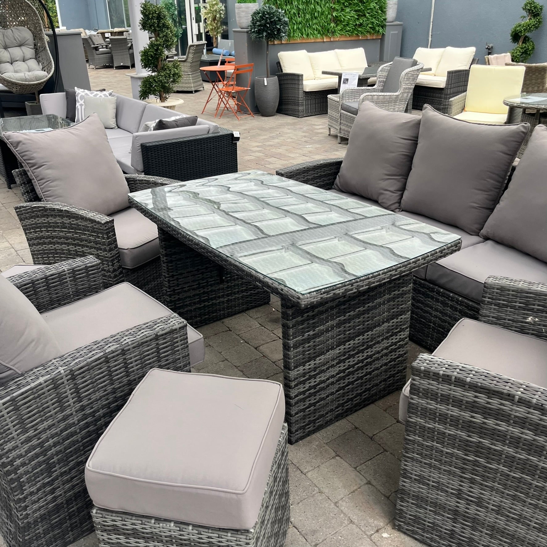 Santiago Sofa Set With Chairs - Clearance