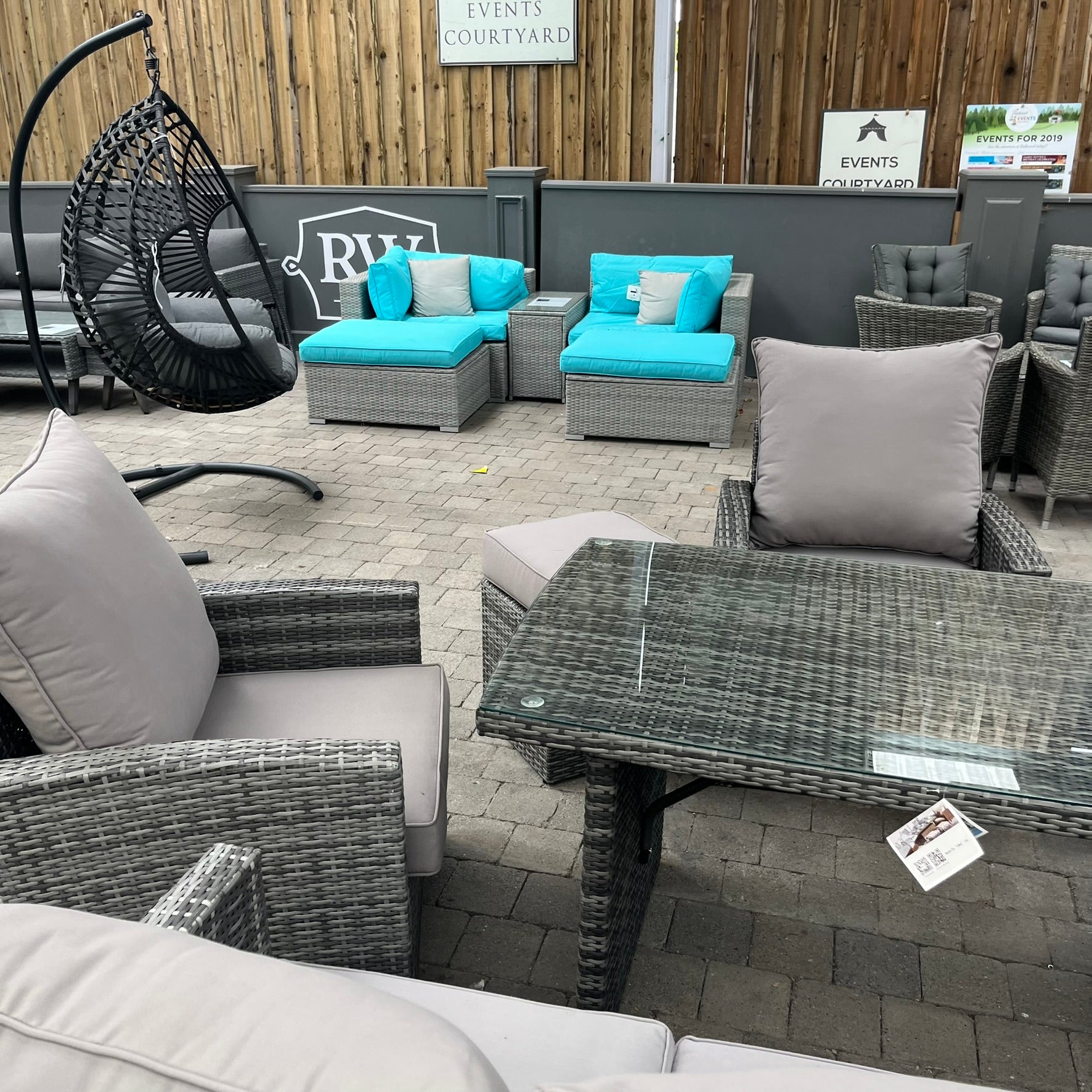 Santiago Sofa Set With Chairs - Clearance