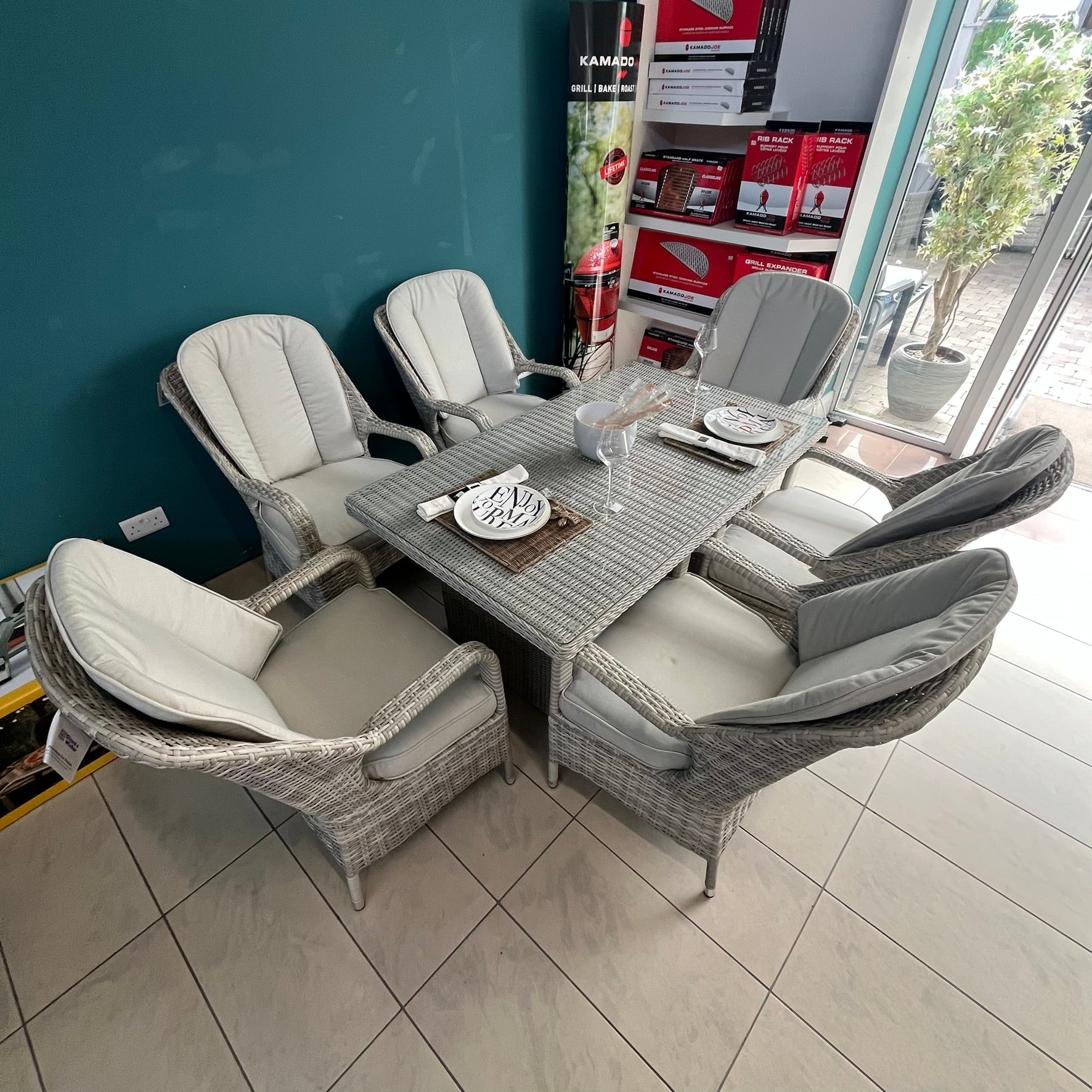 Parma 6 Seater (Rectangular)- Clearance