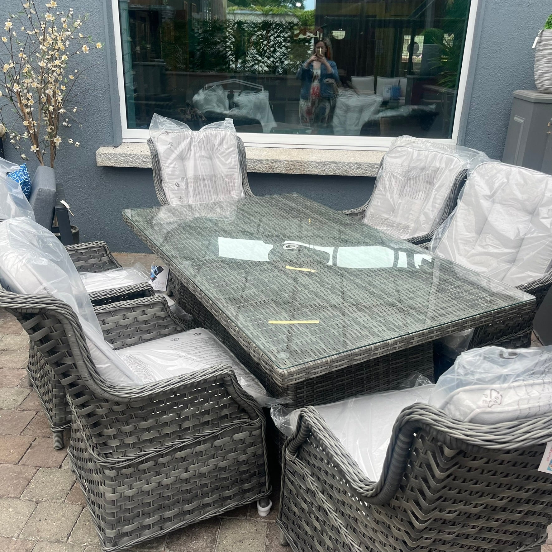 Ravenna 6 Seater Set (Rectangle) - Clearance