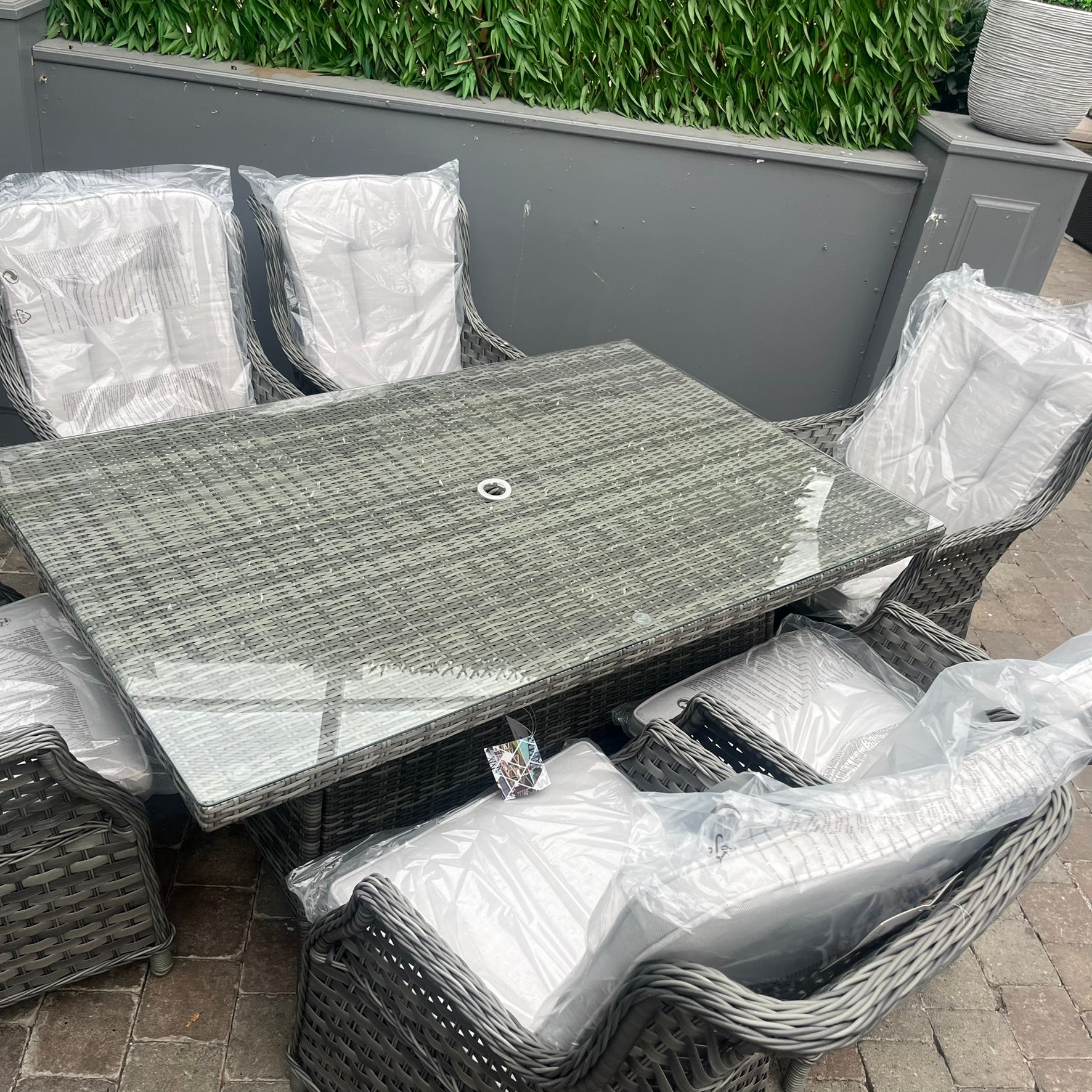 Ravenna 6 Seater Set (Rectangle) - Clearance
