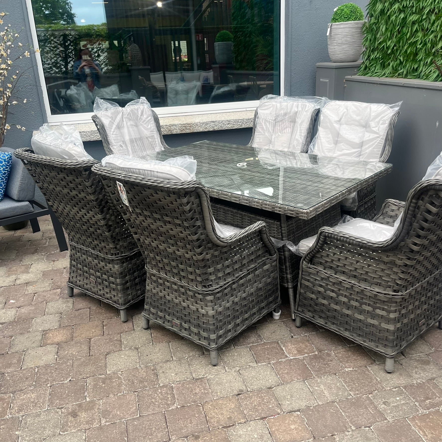 Ravenna 6 Seater Set (Rectangle) - Clearance