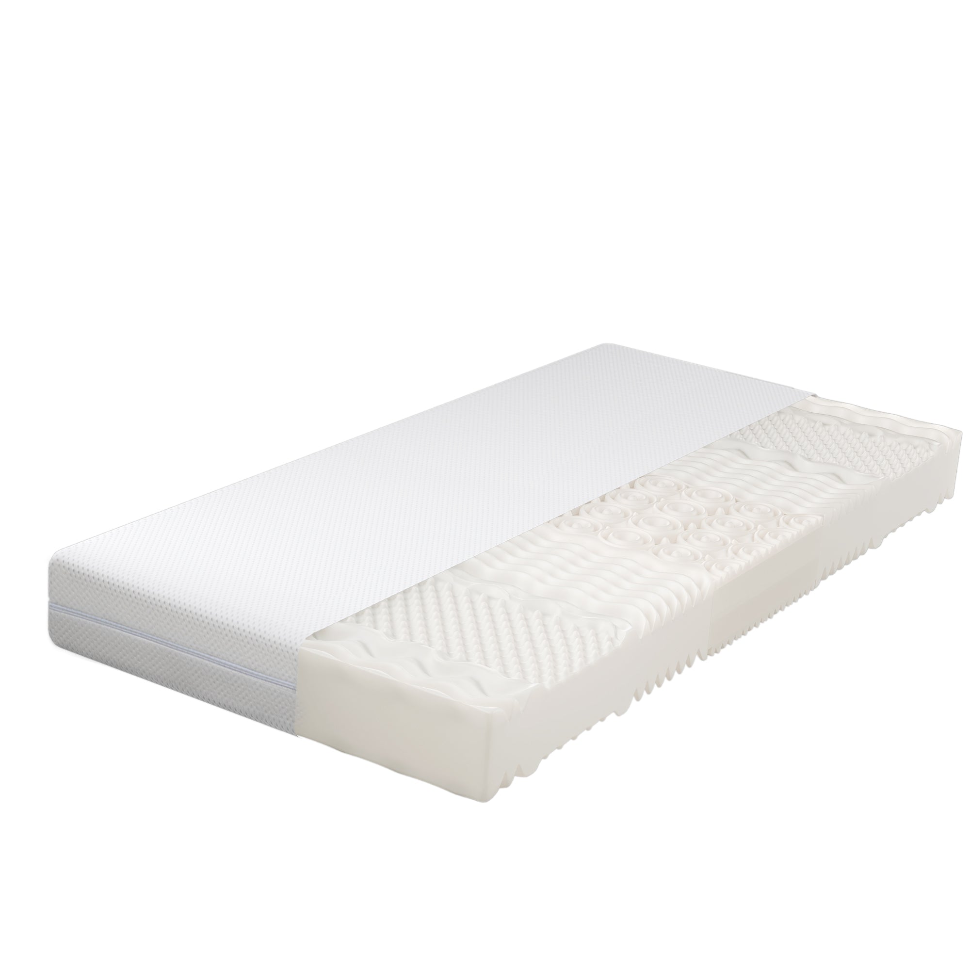 7-Zone Ergonomic Cold Foam Mattress 90×200cm – H3/H2 Comfort  - Clearance
