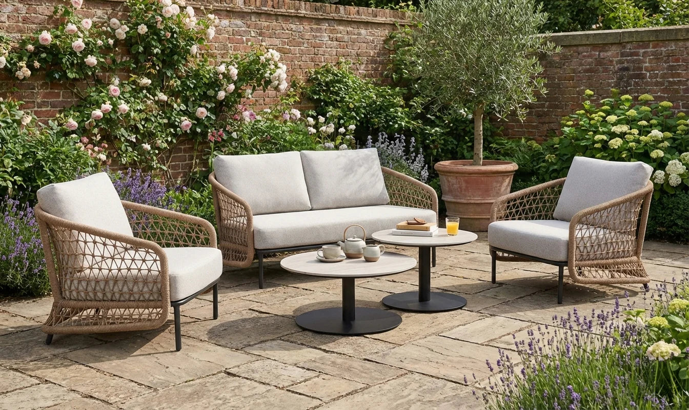 Peakdale - Sofa Set with Double Coffee Tables