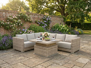 Winslow - Deep Seating Corner Sofa Set with Gas Height Adjustable Table