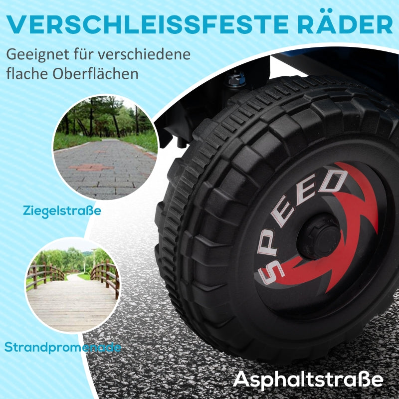 Electric Children's Quad 2.5 km/h Forward & Reverse Gears Blue