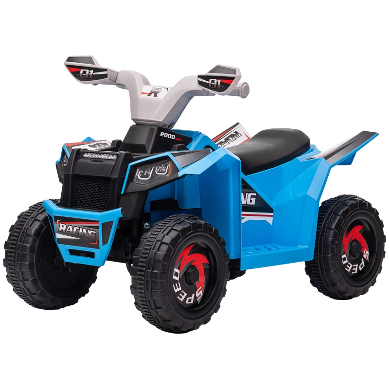 Electric Children's Quad 2.5 km/h Forward & Reverse Gears Blue