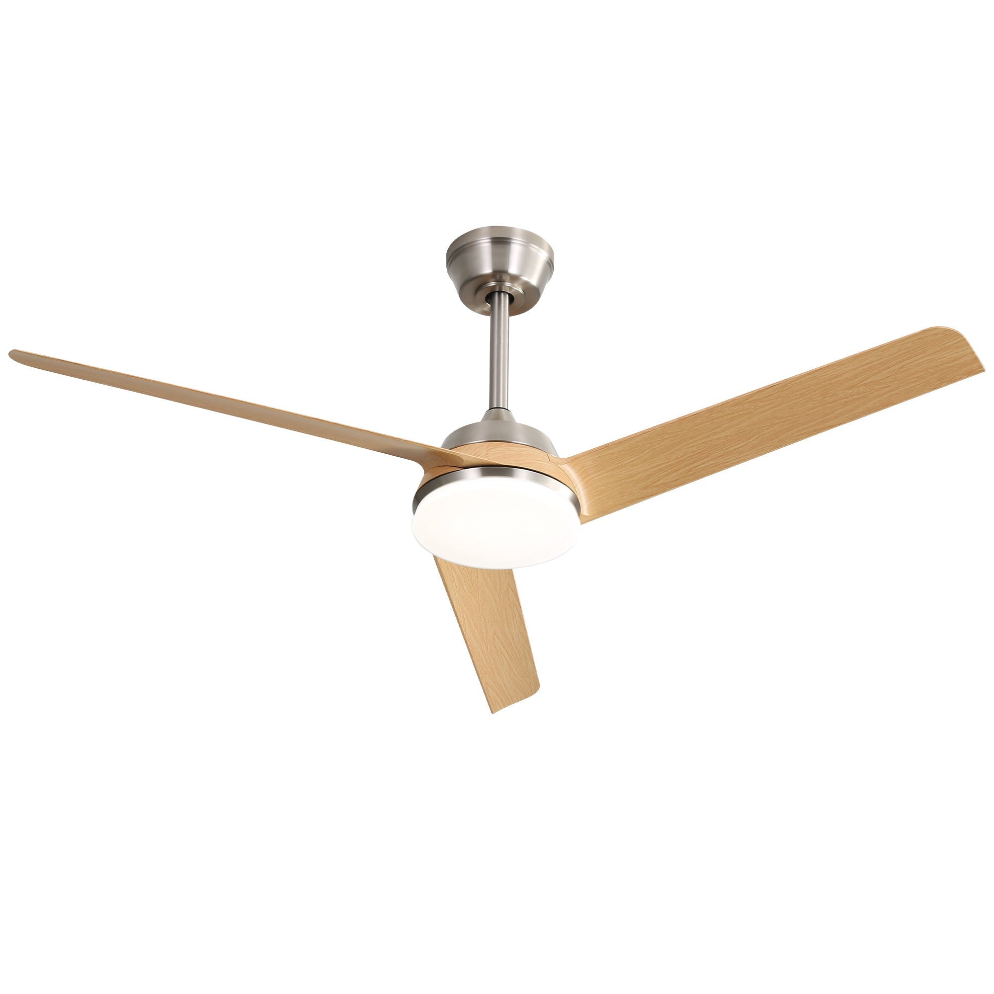 52-inch Ceiling Fan, 22W LED Light & Remote Control, 3 ABS Blades