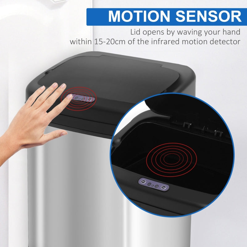 20L LUXURY Automatic Sensor Dustbin Kitchen Waste Bin Stainless Steel