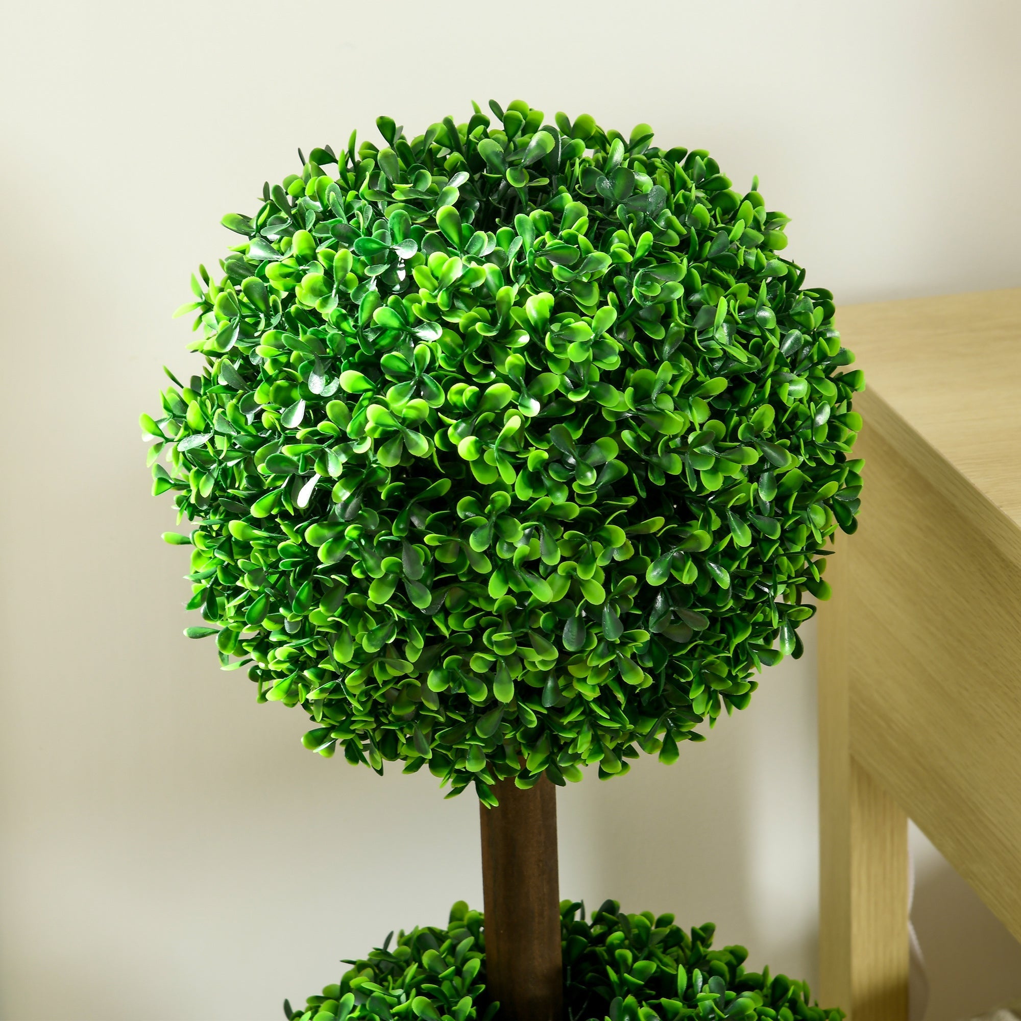 Artificial Plants Boxwood Double Ball 90cm UV-Resistant, Green