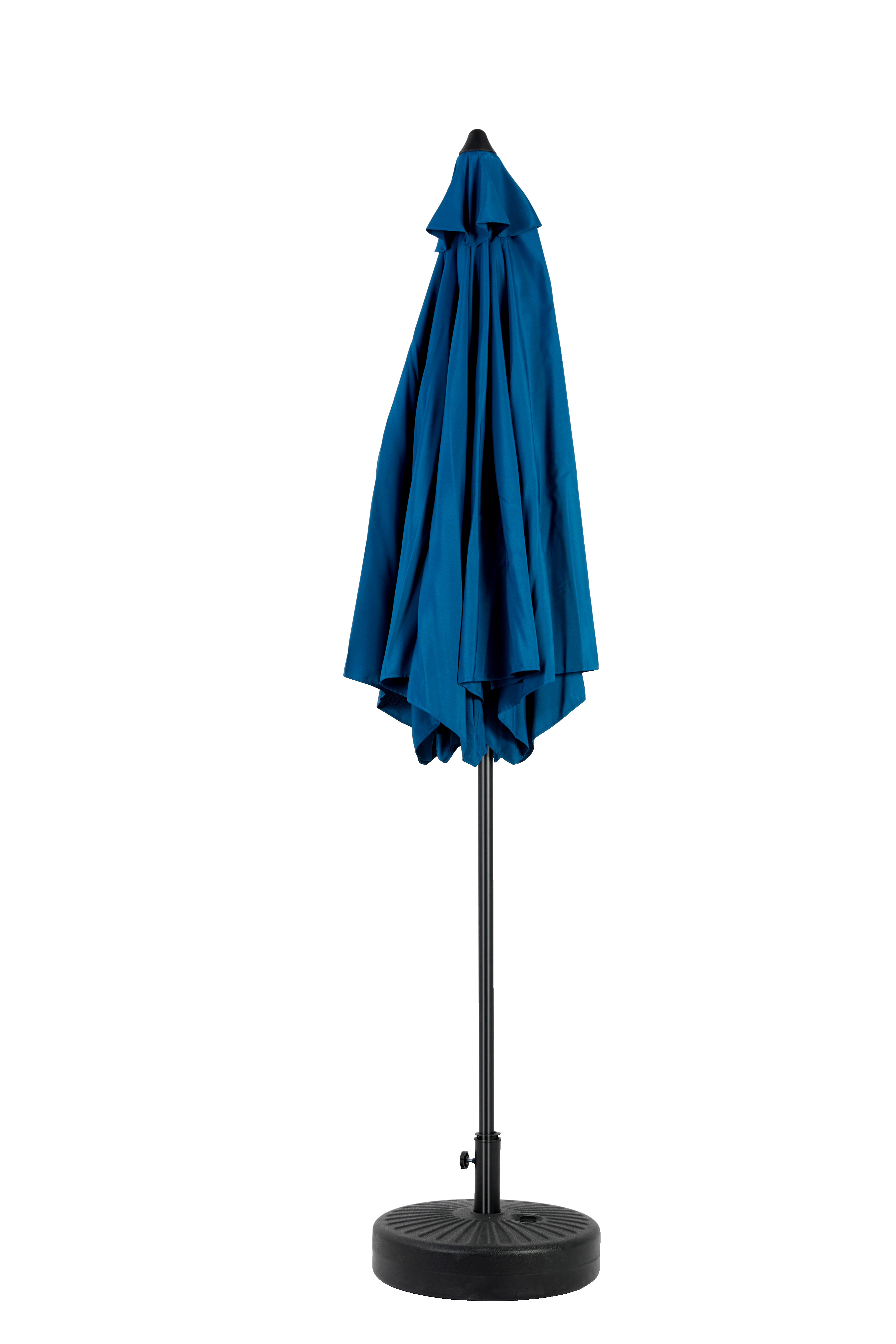 Outdoor Umbrella 9 Ft Double Sided Rectangular with Crank, Blue