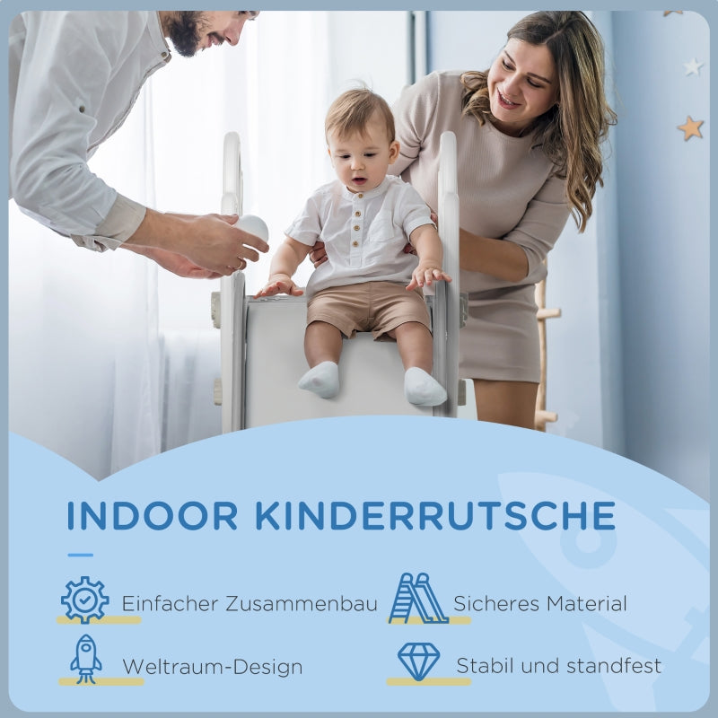 Kids' Slide, Rocket Design, Grey