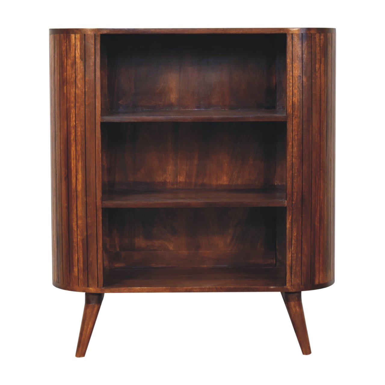 Cortez Open Cabinet Chestnut Wood