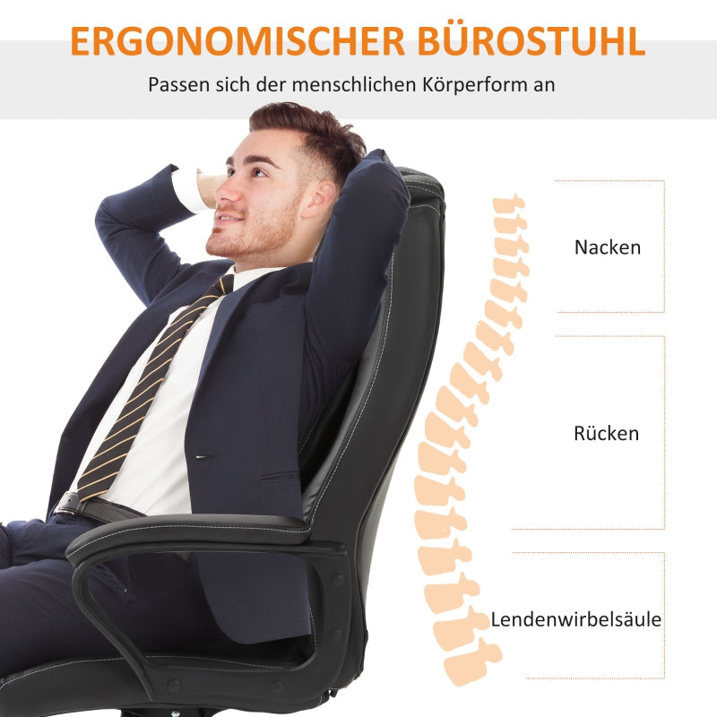 Vinsetto Office Chair, Massage, Ergonomic, Swivel, Brown