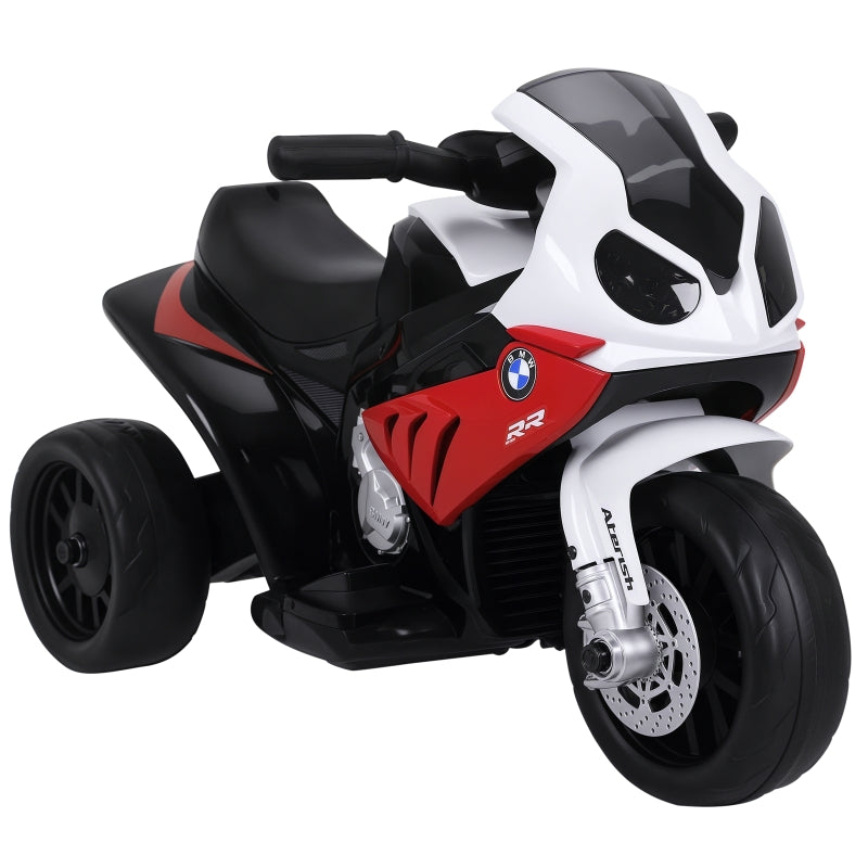 BMW S1000RR Electric Tricycle Children's Motorcycle with Battery, Steel, Red