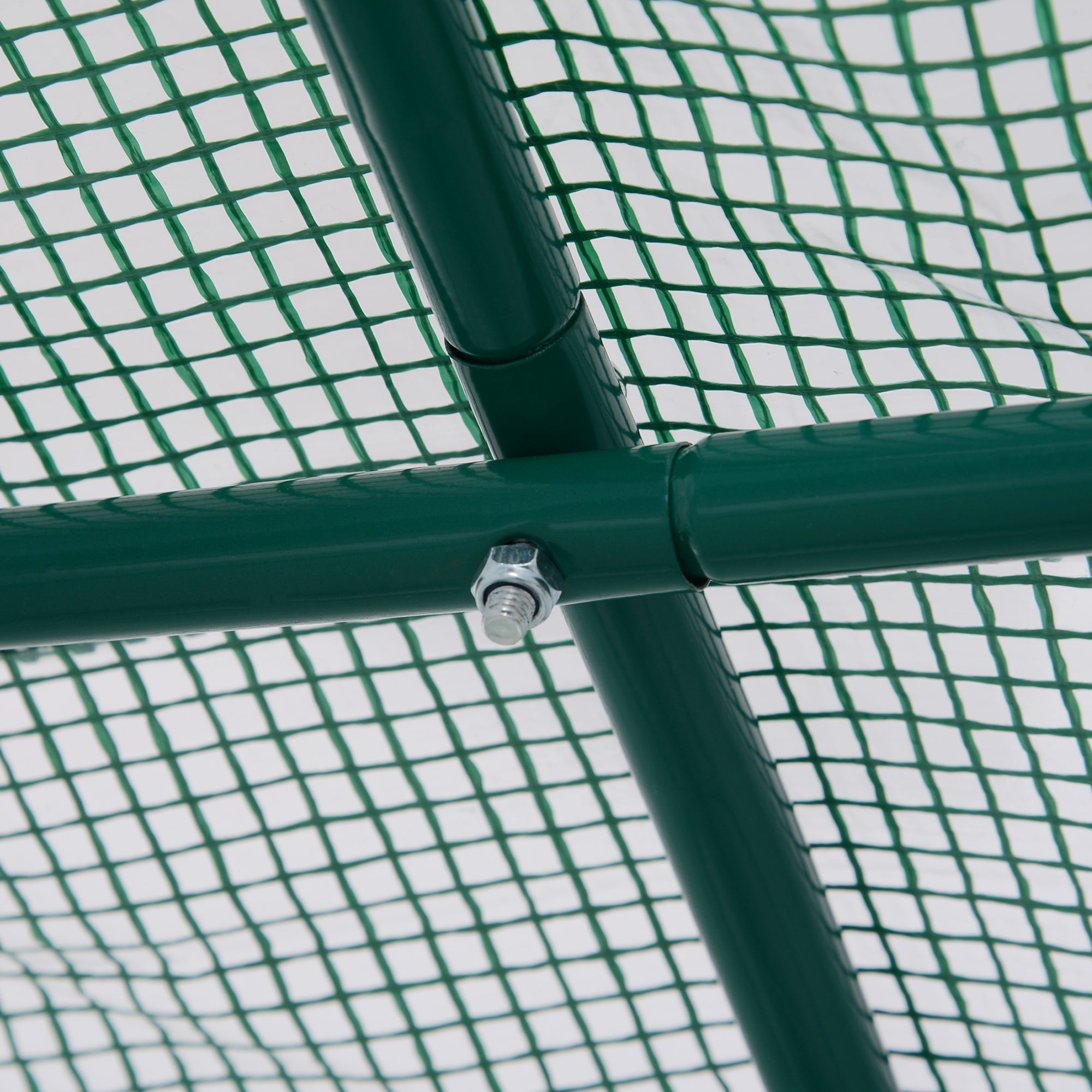 Polytunnel Greenhouse Film Tunnel with Window, Green