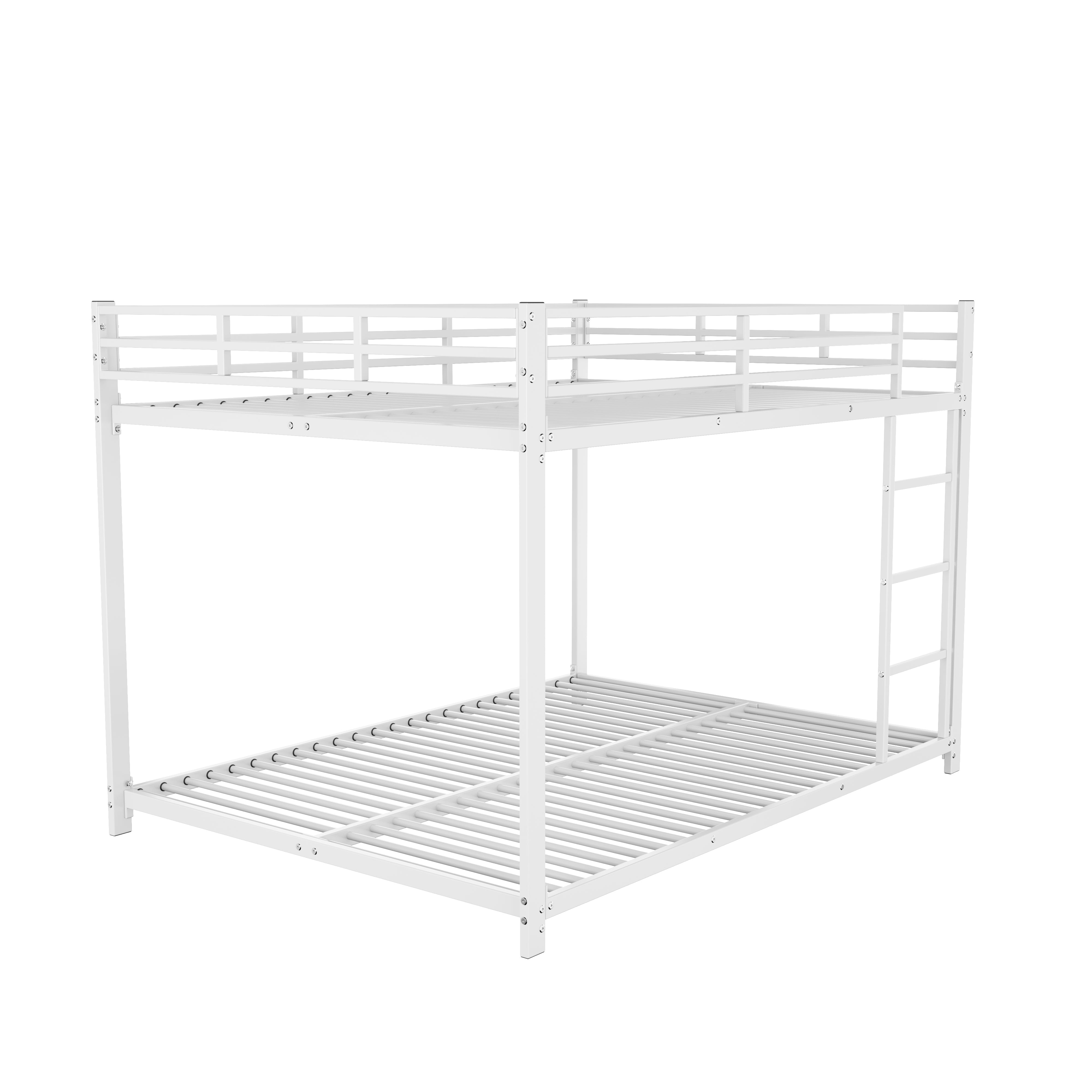 Bunk Bed 140x200cm Classic Iron Frame - White