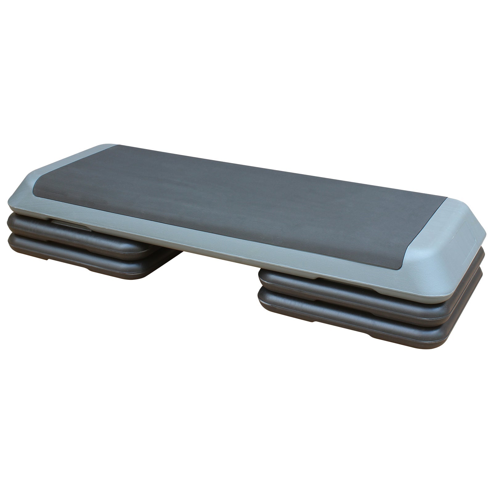 Aerobic Step Platform 110cm Adjustable Height with 4 Risers Home Gym G ...