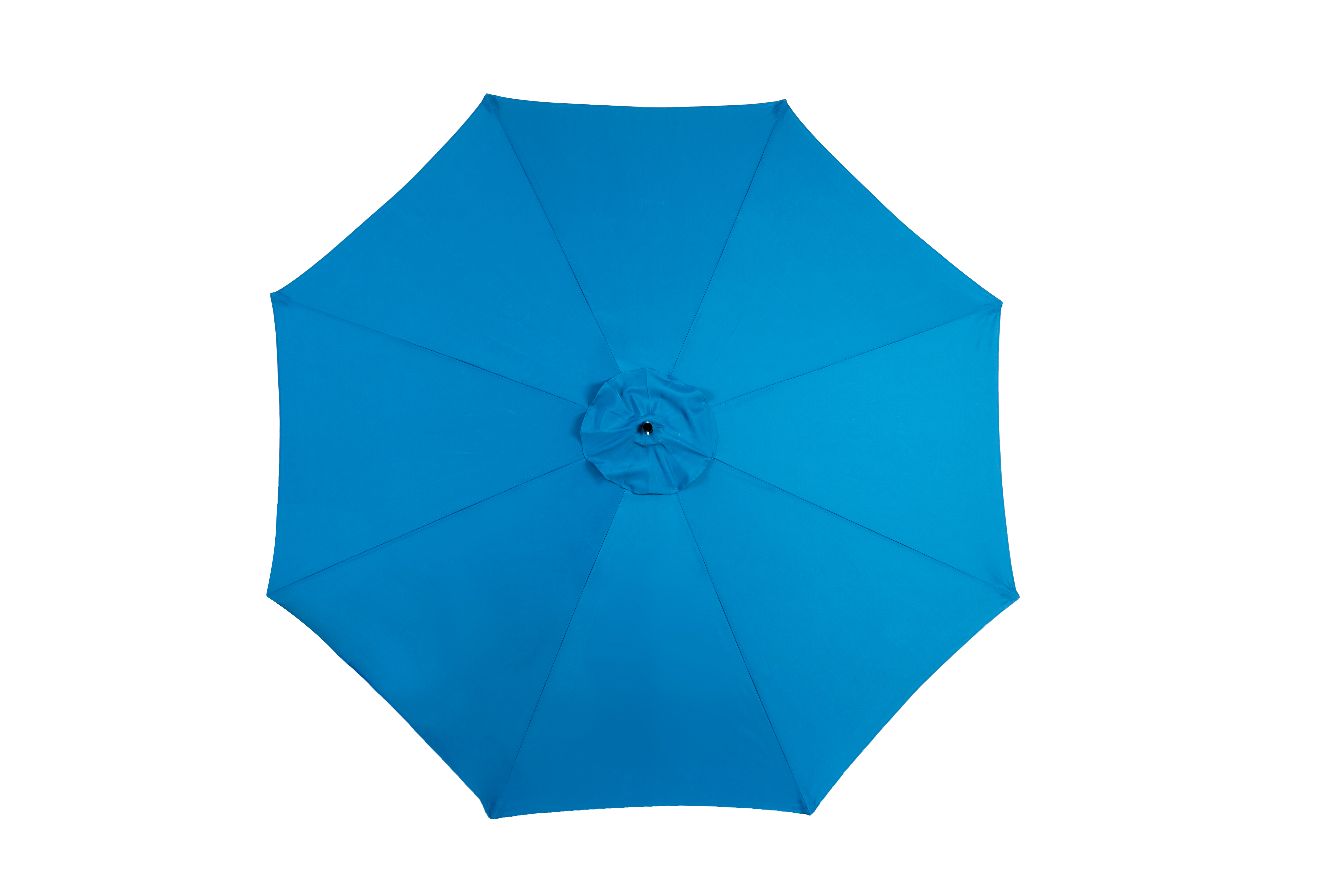 Double Sided Outdoor Umbrella, 14.8 Ft Rectangular Large with Crank, Blue