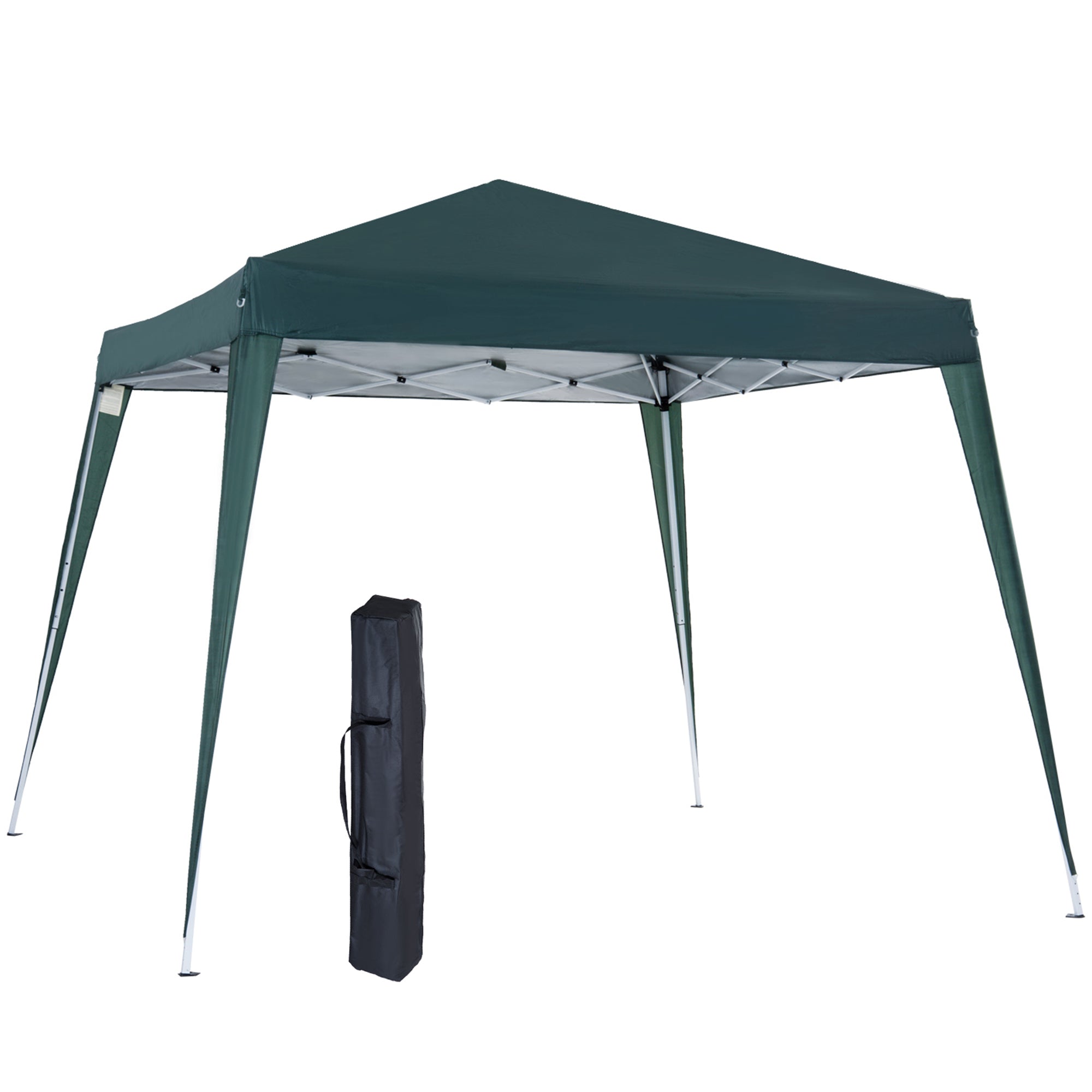 Pop-Up Gazebo, Party Tent, UV Protection, Foldable, Portable, Steel Green