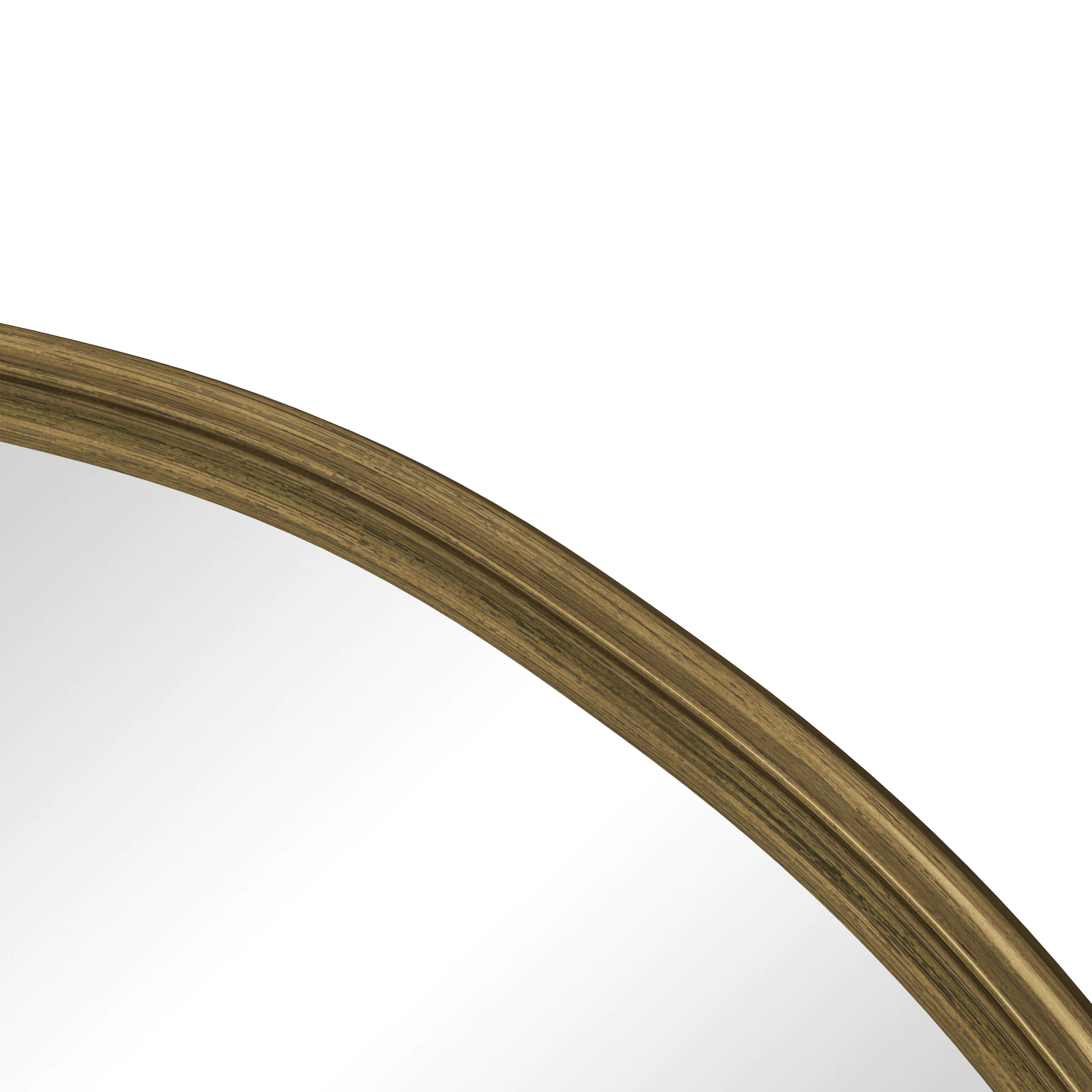Round Mirror, 80CM Metal Frame, Bronze