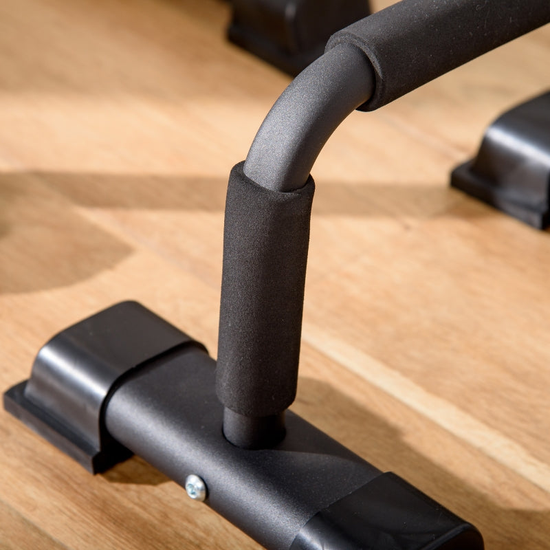 Push-Up Handles, Set of 2 Non-Slip Bars, Steel