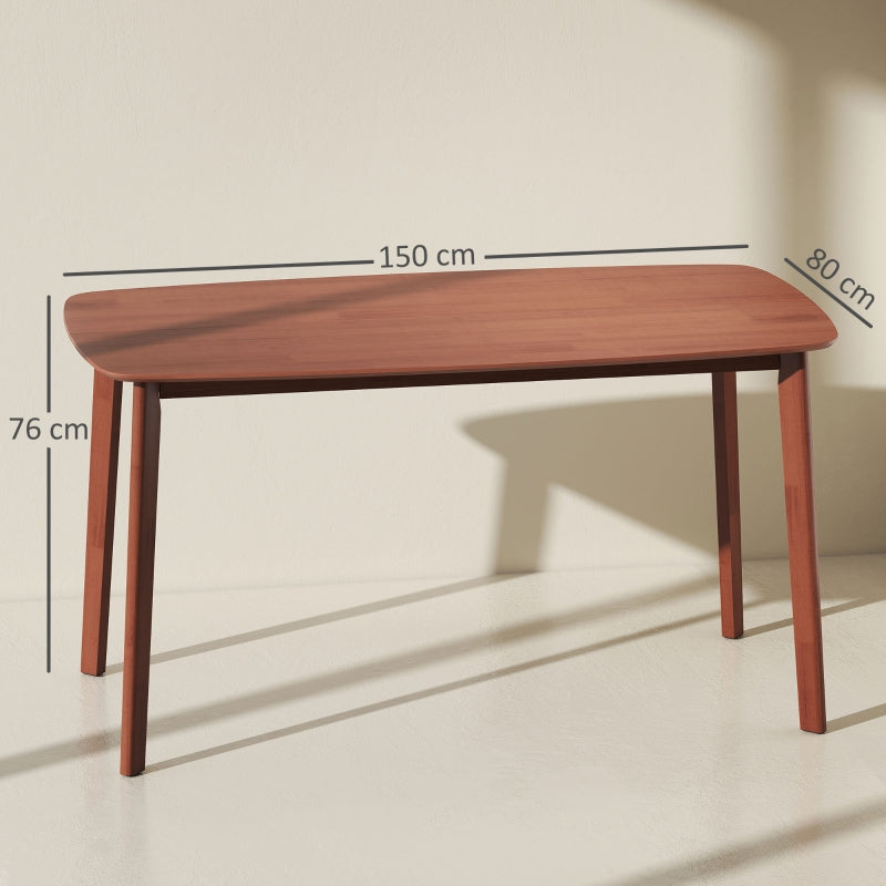 Esstisch, Landhausstil 150 x 80 cm, Holz Braun