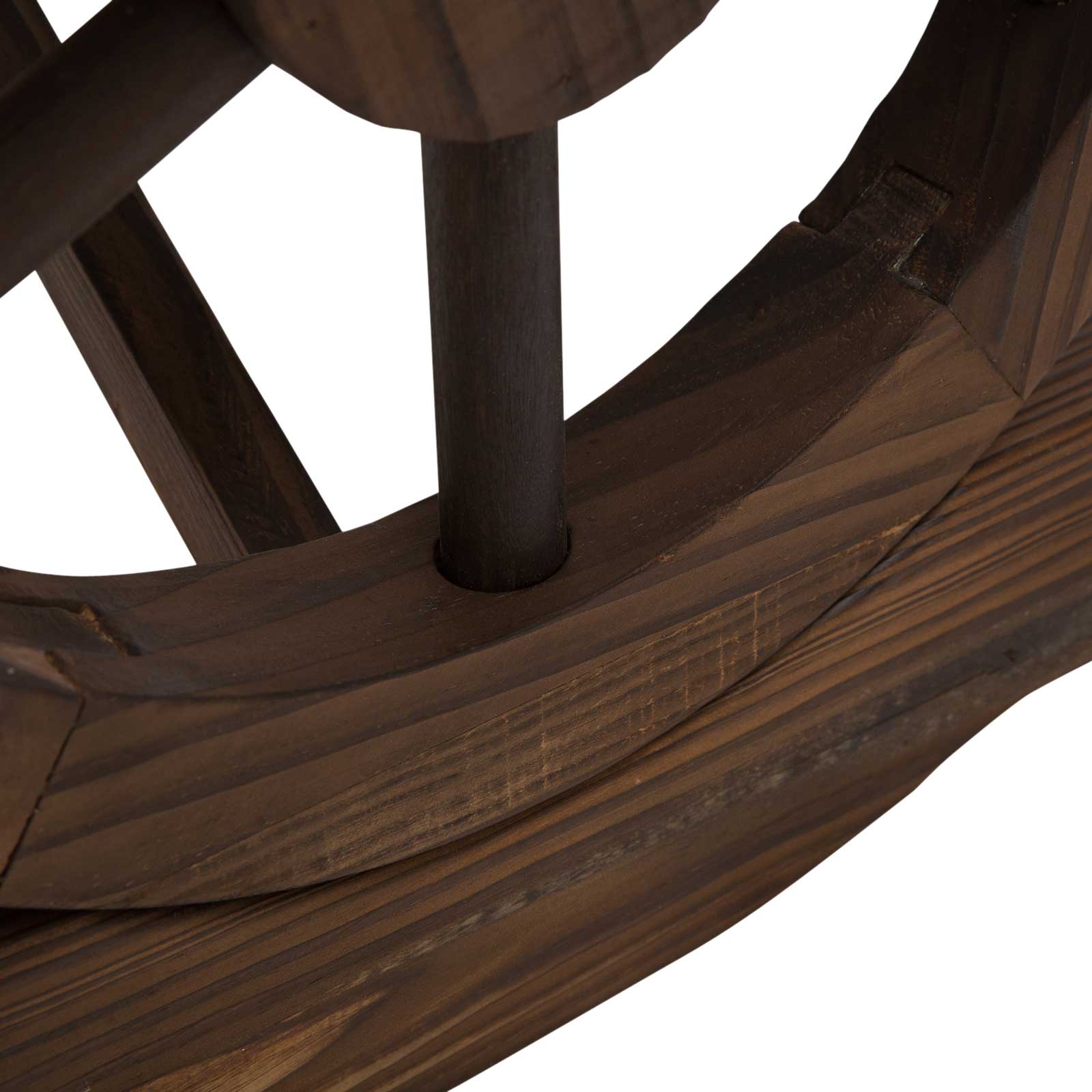 Garden Bench Weatherproof Rustic 98x50x39.5 cm Wooden