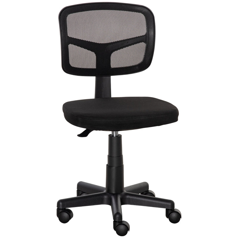Vinsetto Office Chair Ergonomic Desk Swivel, Height-Adjustable, Black