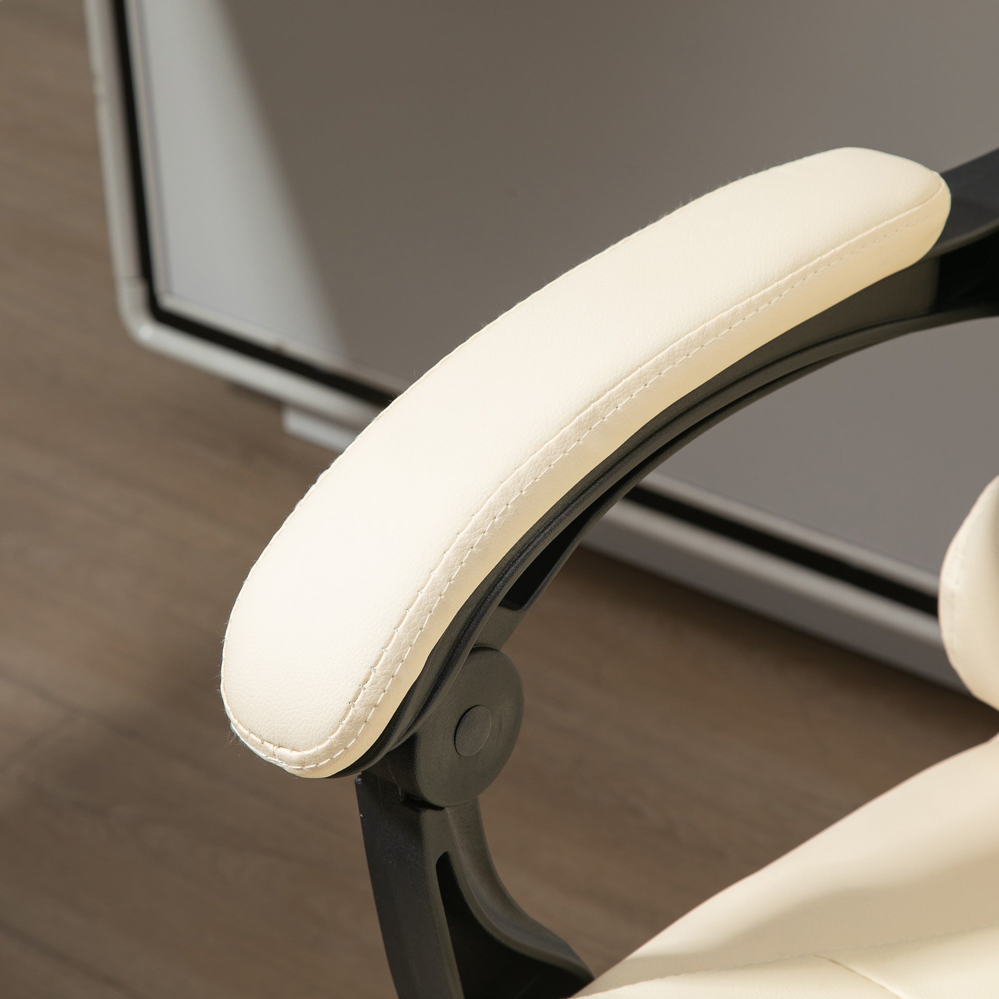 Chefsessel mit Fußstütze, ergonomisch, Kunstleder