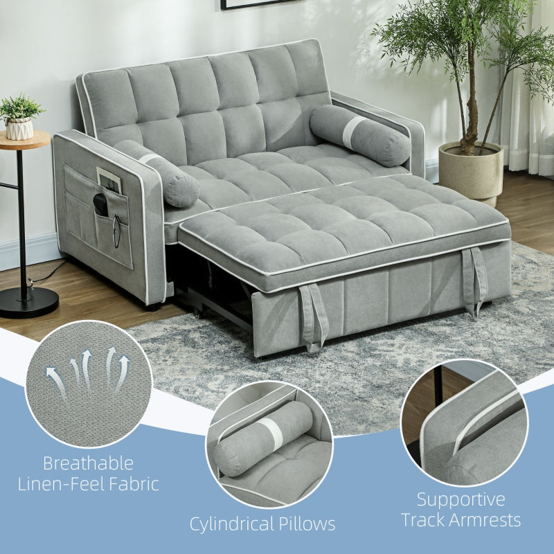 Single pink bed with storage