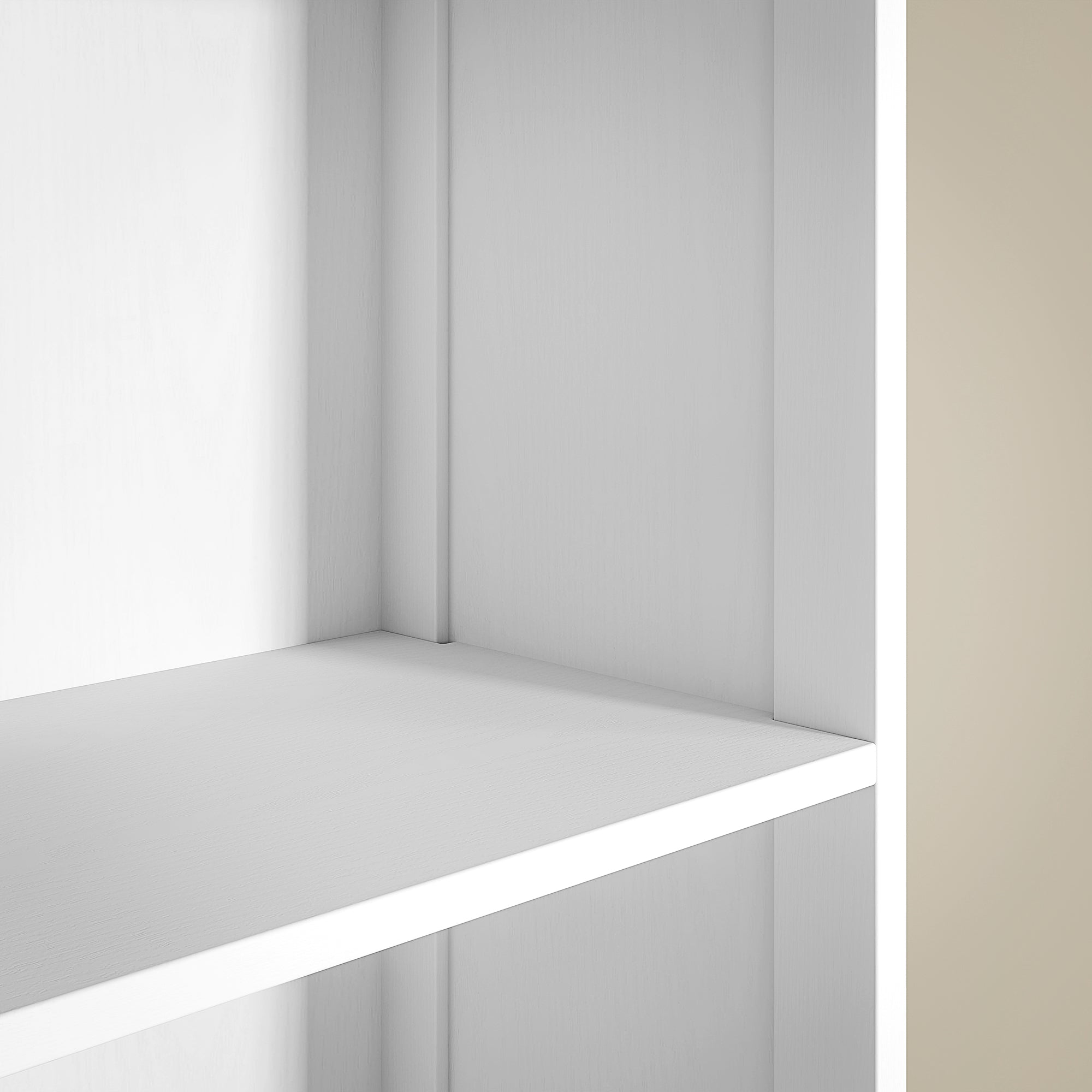 Badezimmerschrank, hoch mit 3 Ablagen, 1 Schublade, weiß