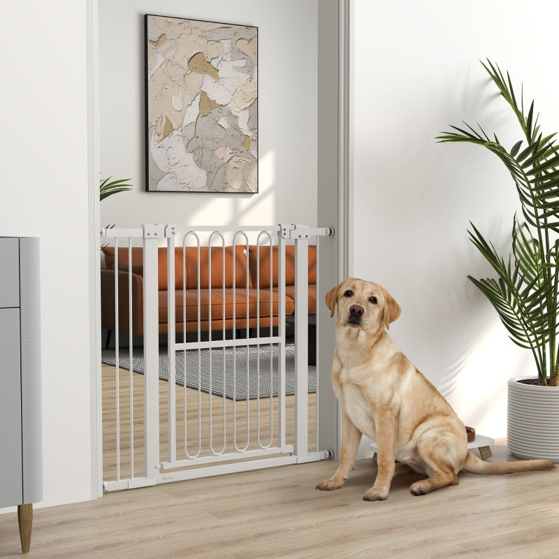 Hundeschutzgitter, 76-104 cm, Treppe, Metall