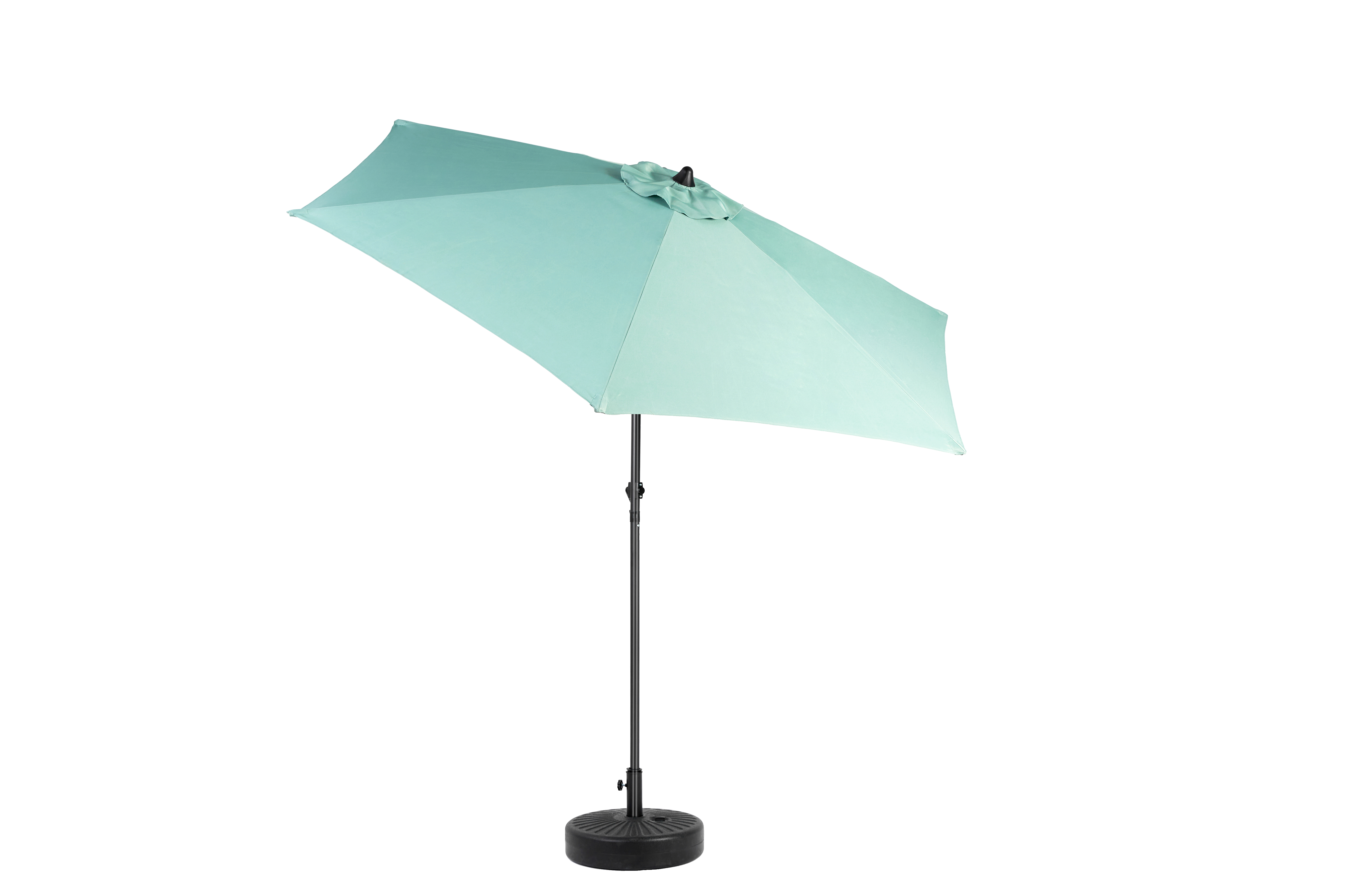 9 Ft Double Sided Outdoor Umbrella, Rectangular Large with Crank, Light Green