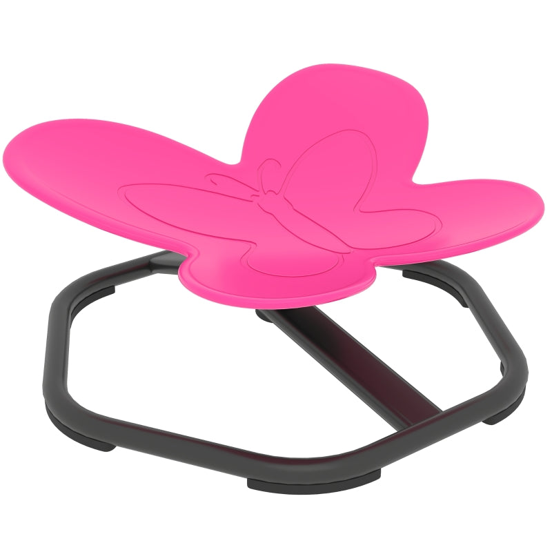 Sensory Swivel Chair for Children Butterfly Shape Balance Coordination Pink