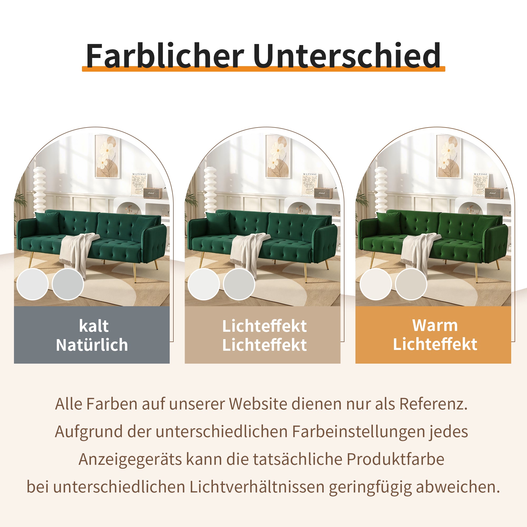 Two-seater Folding Sofa Bed Multifunctional Adjustable Velour