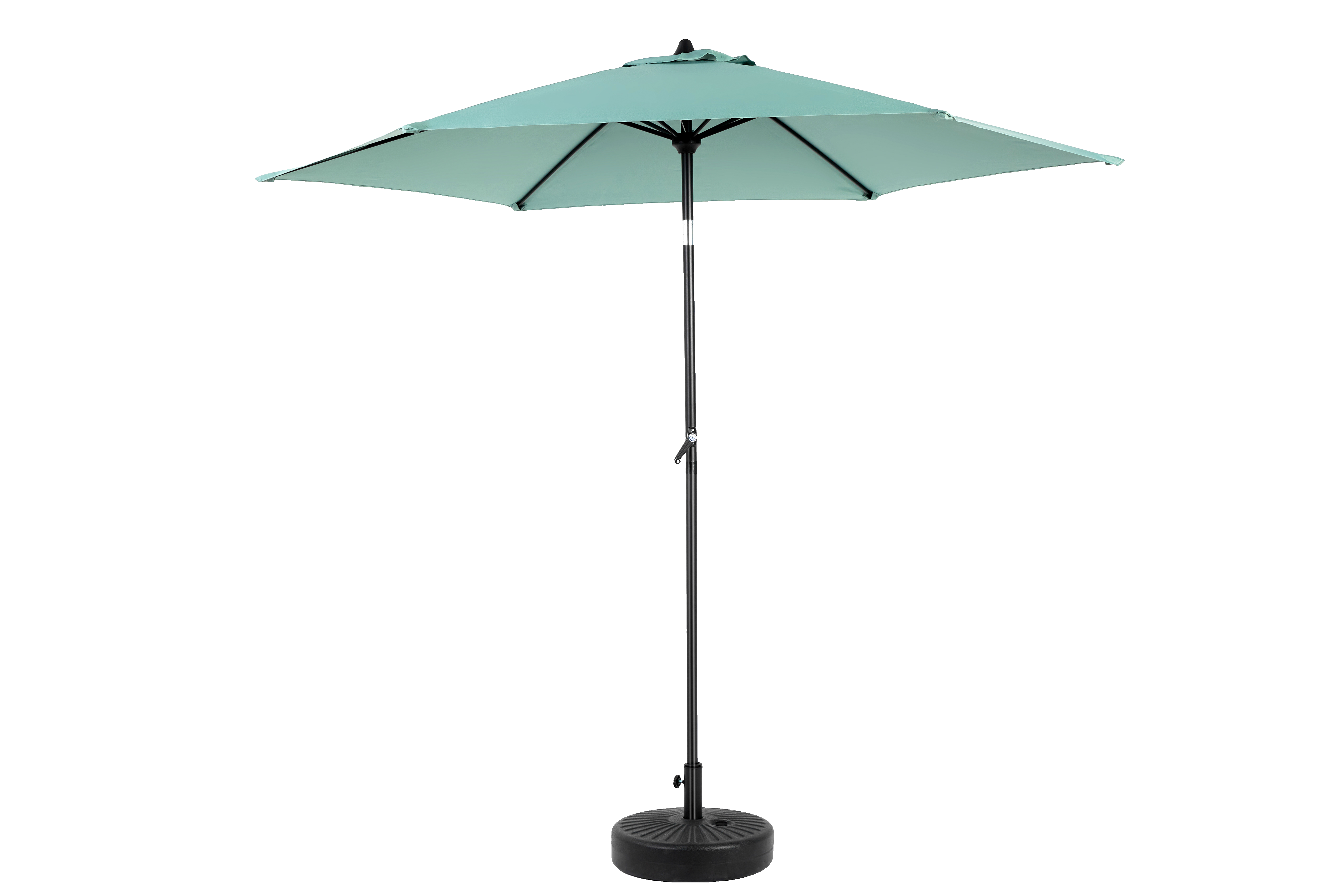 9 Ft Double Sided Outdoor Umbrella, Rectangular Large with Crank, Light Green