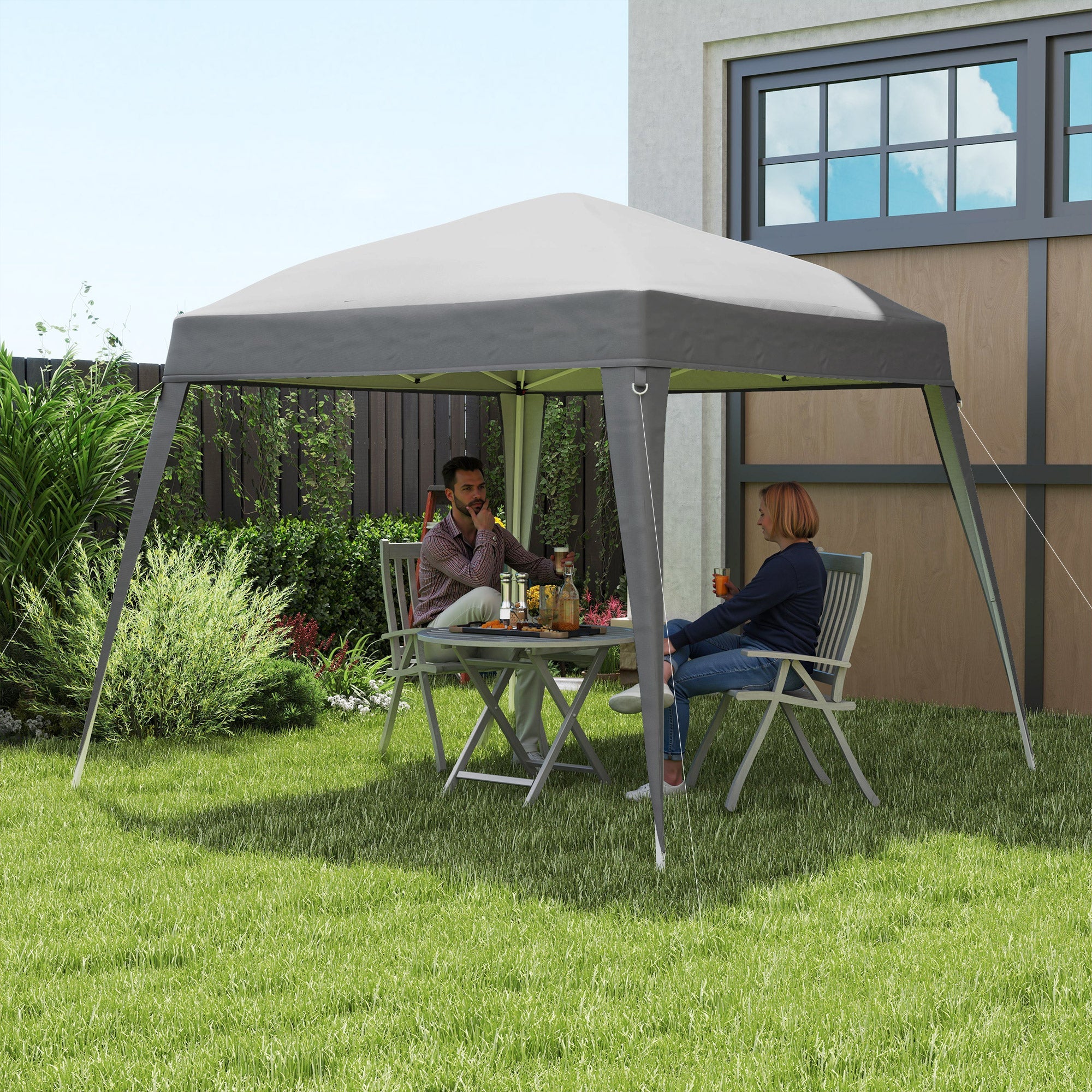 Replacement Roof, Gazebo 3x3m Water-Repellent Winter-Proof, Light Grey