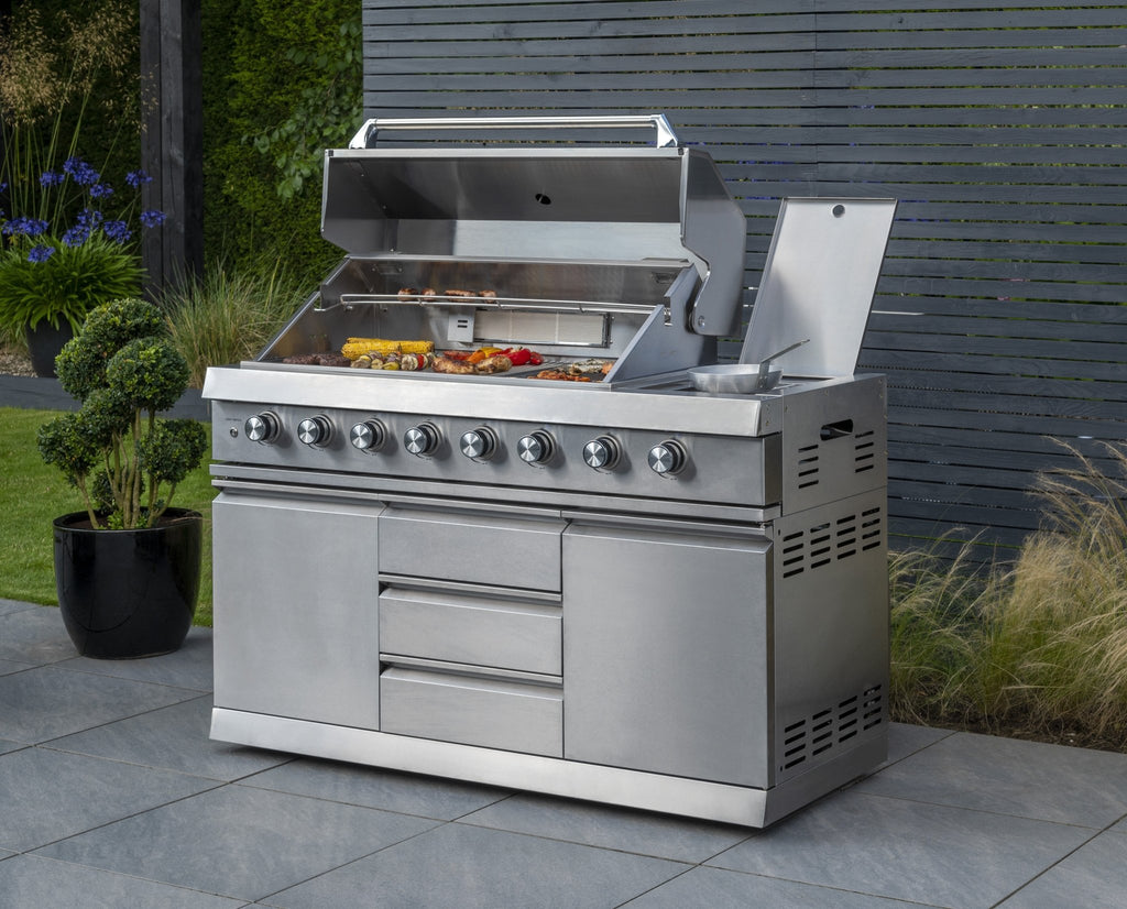ABSOLUTE Outdoor Kitchen - 6 burner - side bur - Rathwood Store