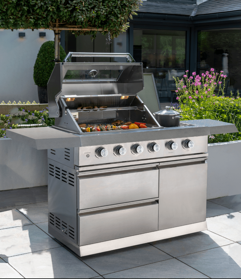 ABSOLUTE PRO Outdoor Kitchen - 4 burner,fridg - Rathwood Store